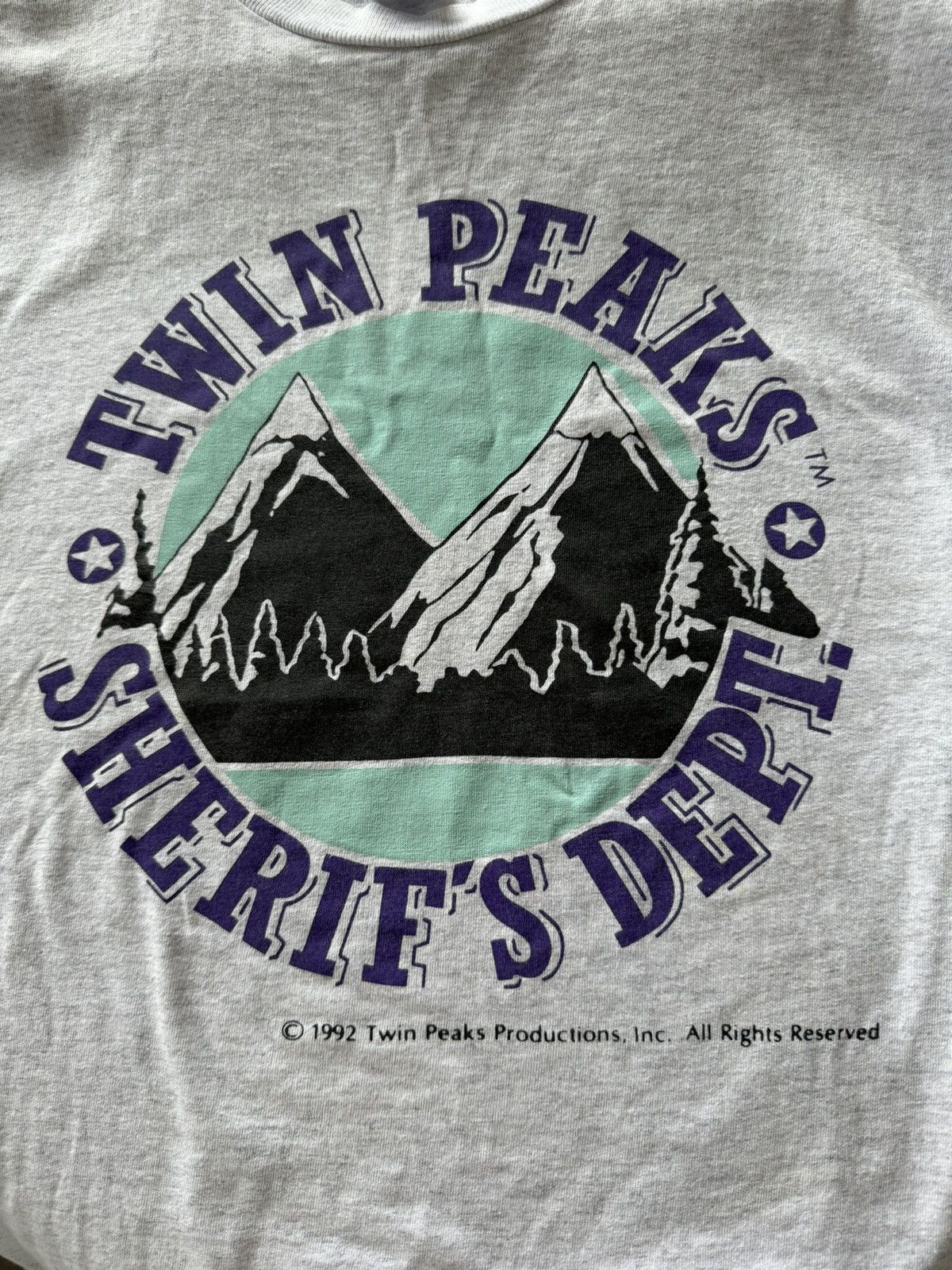Vintage 1992 Twin Peaks Movie Sheriff Department David Lynch Horror Size US M / EU 48-50 / 2 - 2 Thumbnail