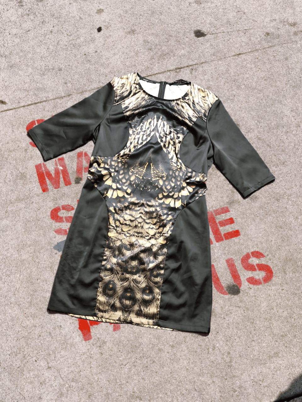 Allsaints Vintage Midi Dresses Print Y2K Size US 10 Allsaints Size L / US 10 / IT 46 - 1 Thumbnail