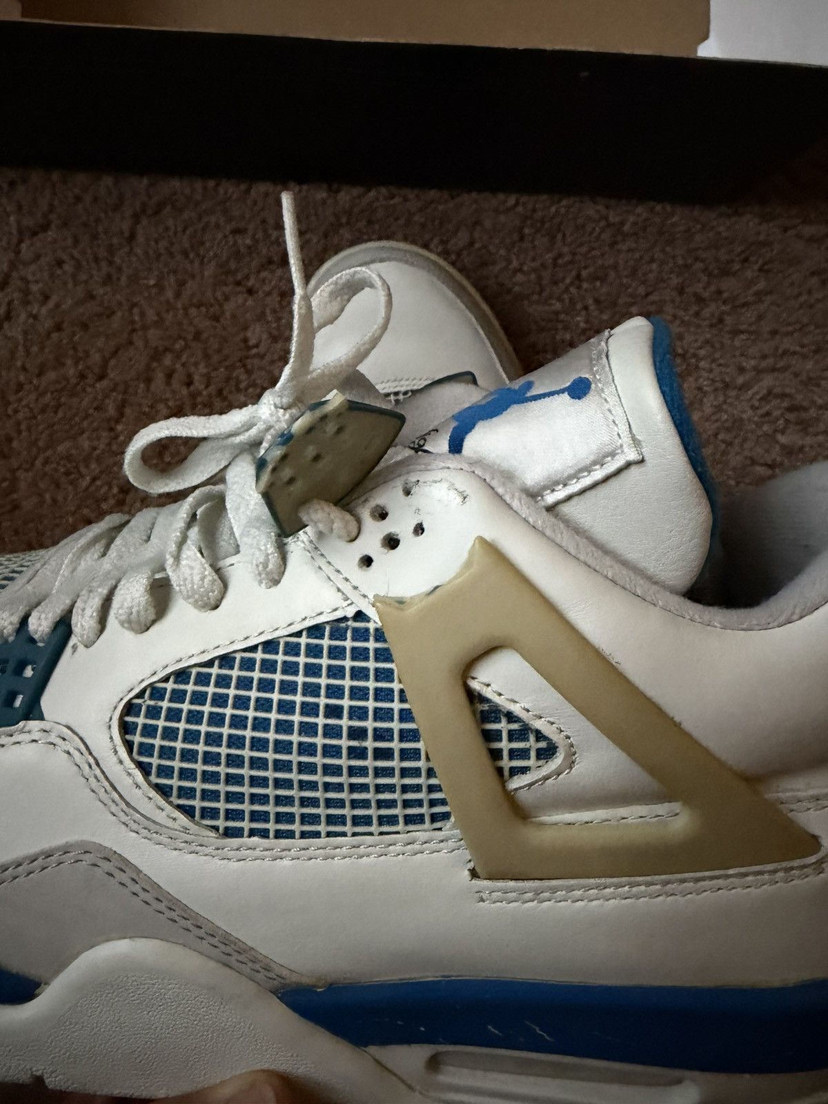 Jordan Brand 2006 Military Blue Jordan 4’s Size US 12 / EU 45 - 3 Thumbnail