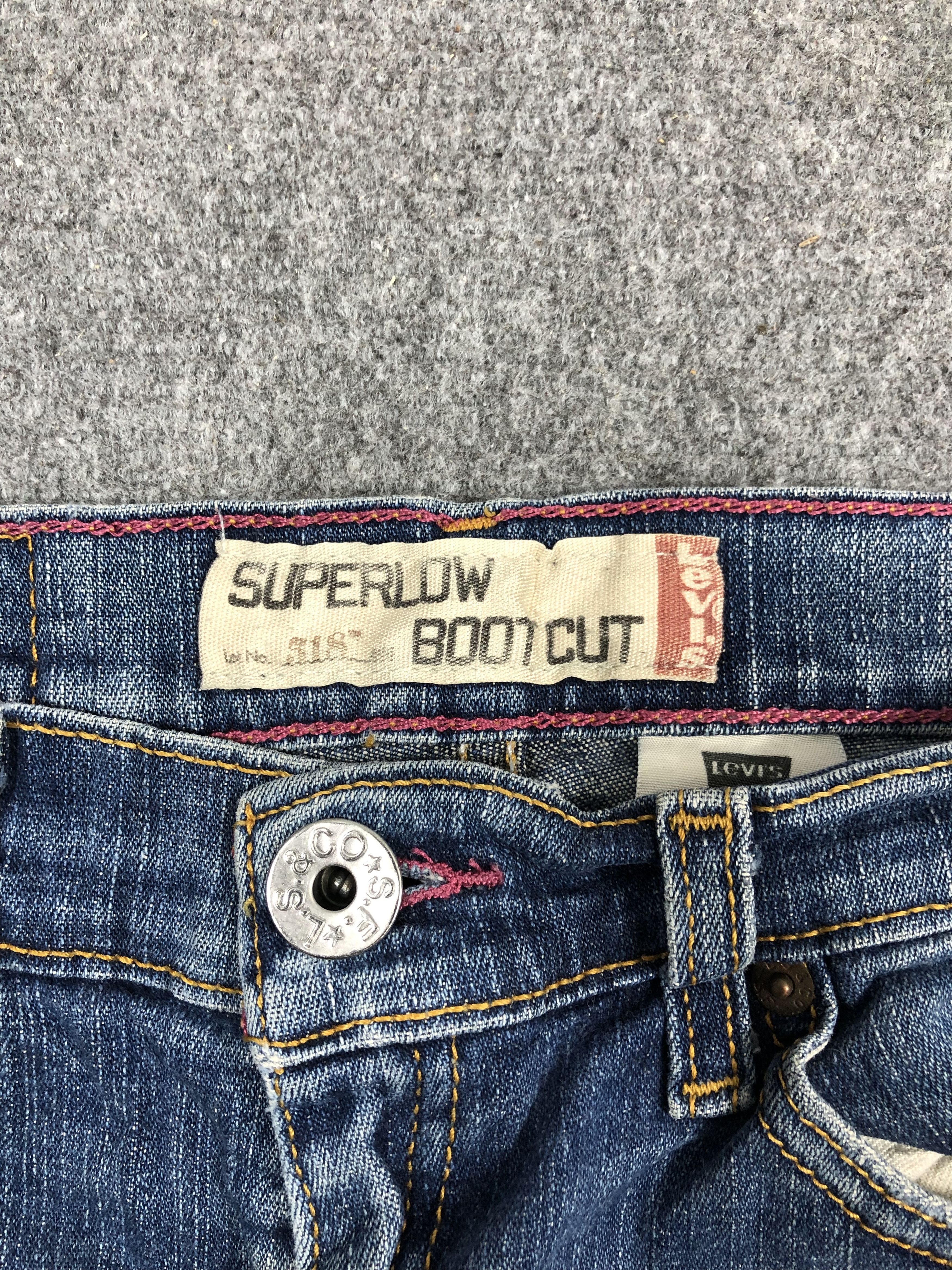 Levi's Vintage Levis 518 Superlow Bootcut Jeans DPP0021 Size US 28 / EU 44 - 6 Thumbnail