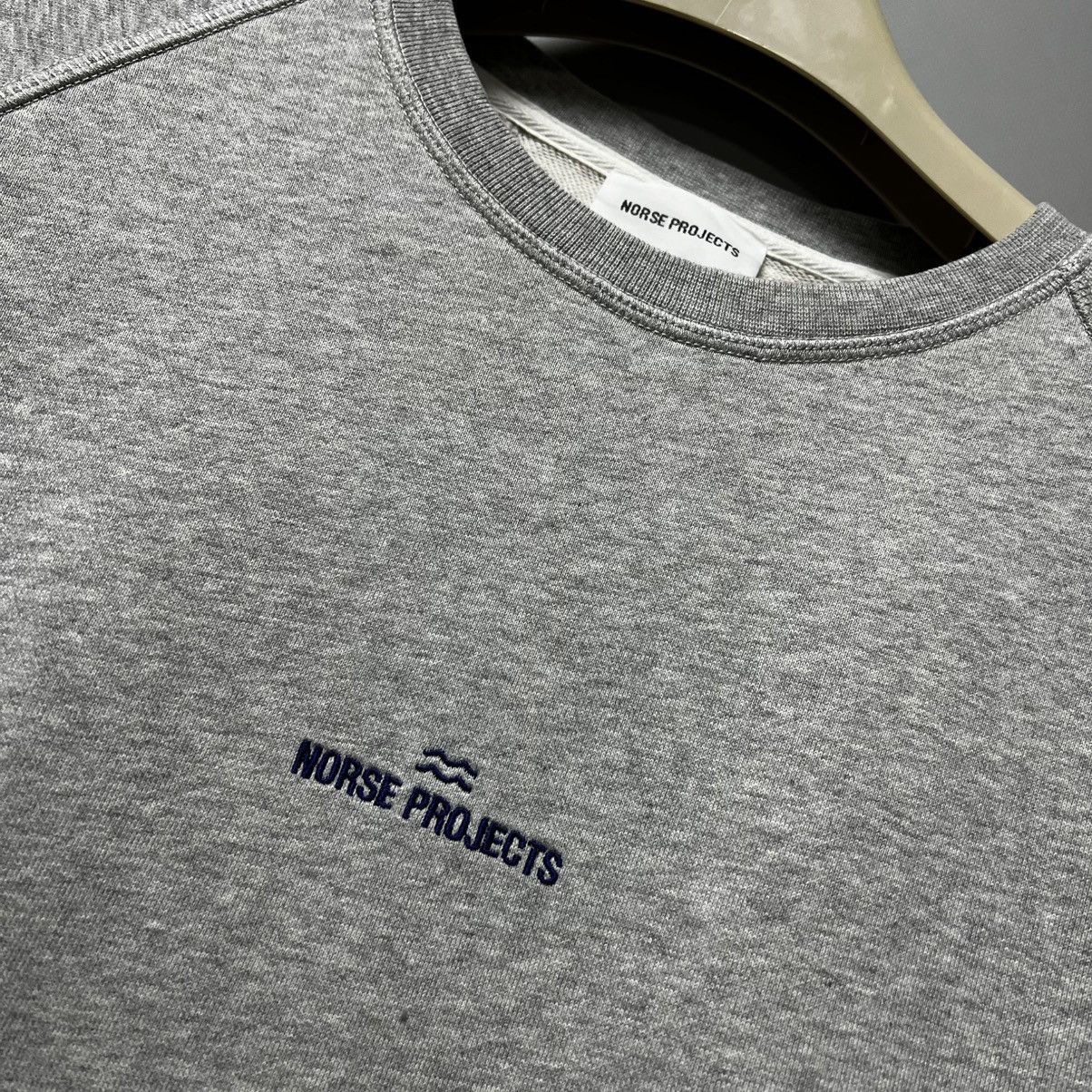 Norse Projects Norse Projects Sweatshirt Wave Logo Gray Crewneck Men’s y2k Size US S / EU 44-46 / 1 - 8 Thumbnail