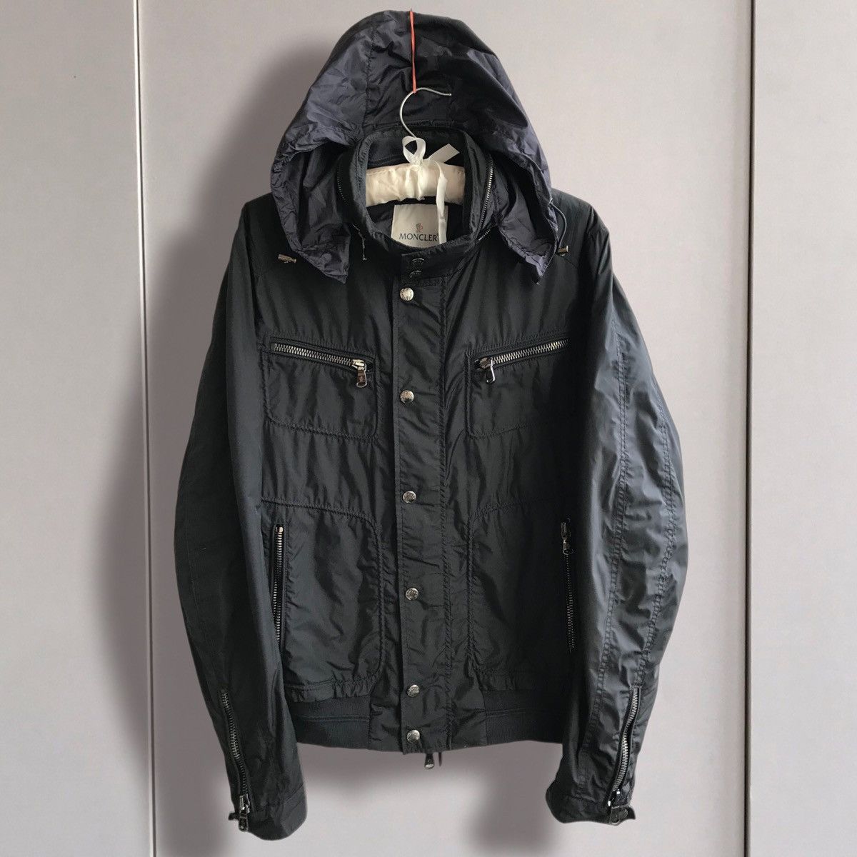 image of Moncler Capernic Jacket Size 3 in Dark Blue, Men's