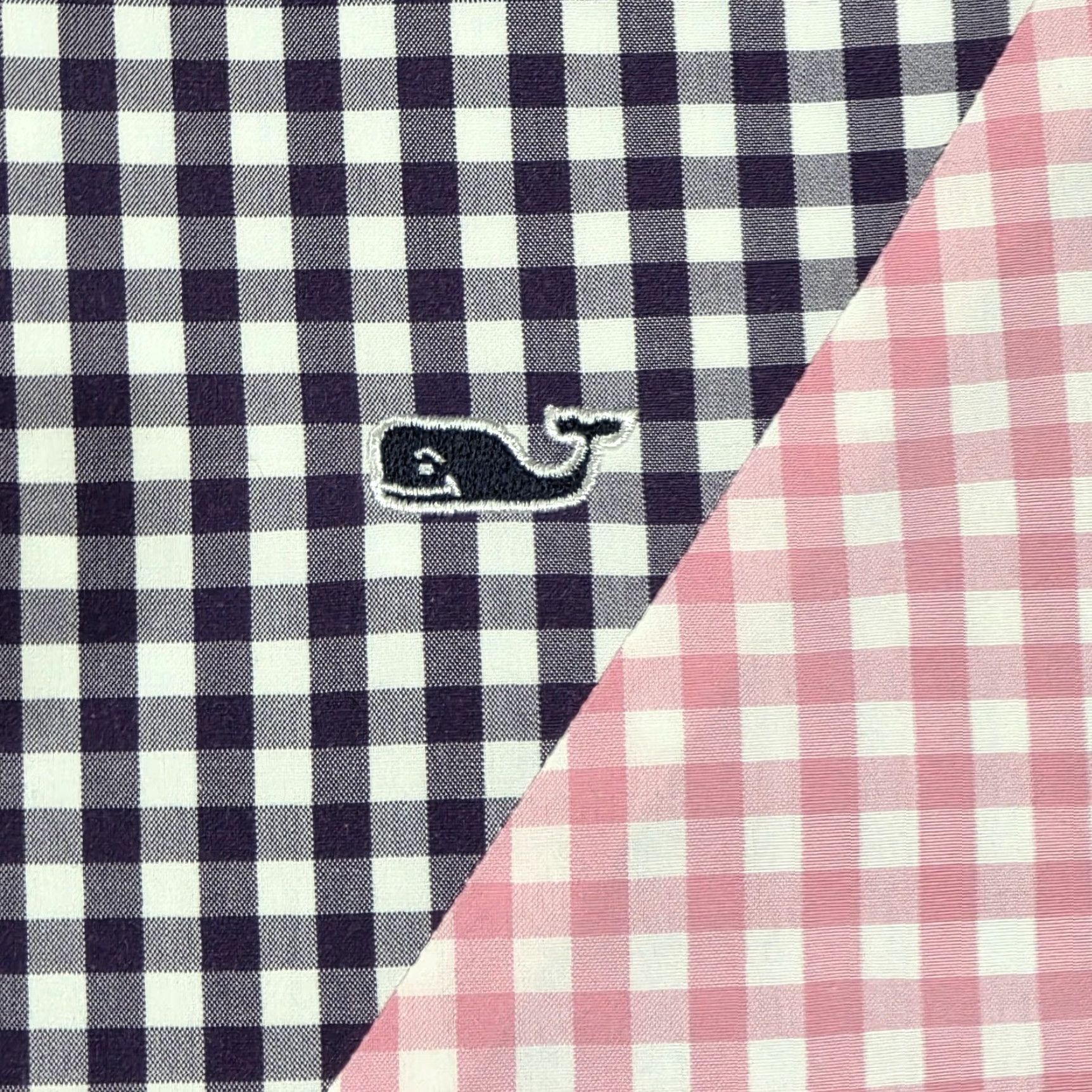 Vineyard Vines Vineyard Vines Mens M Gingham Check Slim Fit Whale Shirt Colorful Colorblock Size US M / EU 48-50 / 2 - 6 Thumbnail