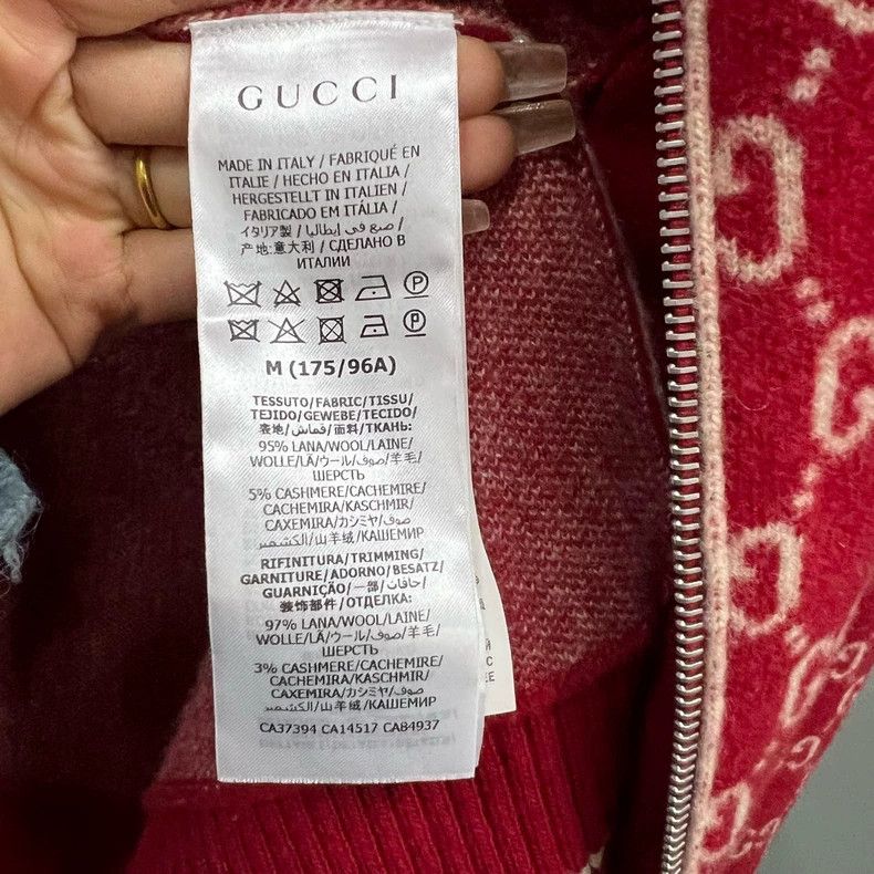Gucci Gucci Red logo letter jacket 2502-Nextarrow Size US M / EU 48-50 / 2 - 3 Thumbnail