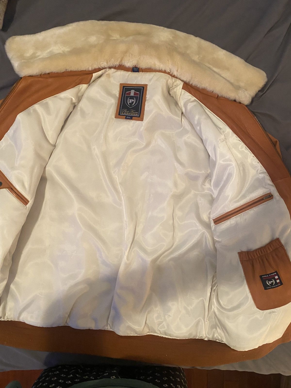 Phat Farm Vintage fine leather jacket Size US XXL / EU 58 / 5 - 2 Thumbnail
