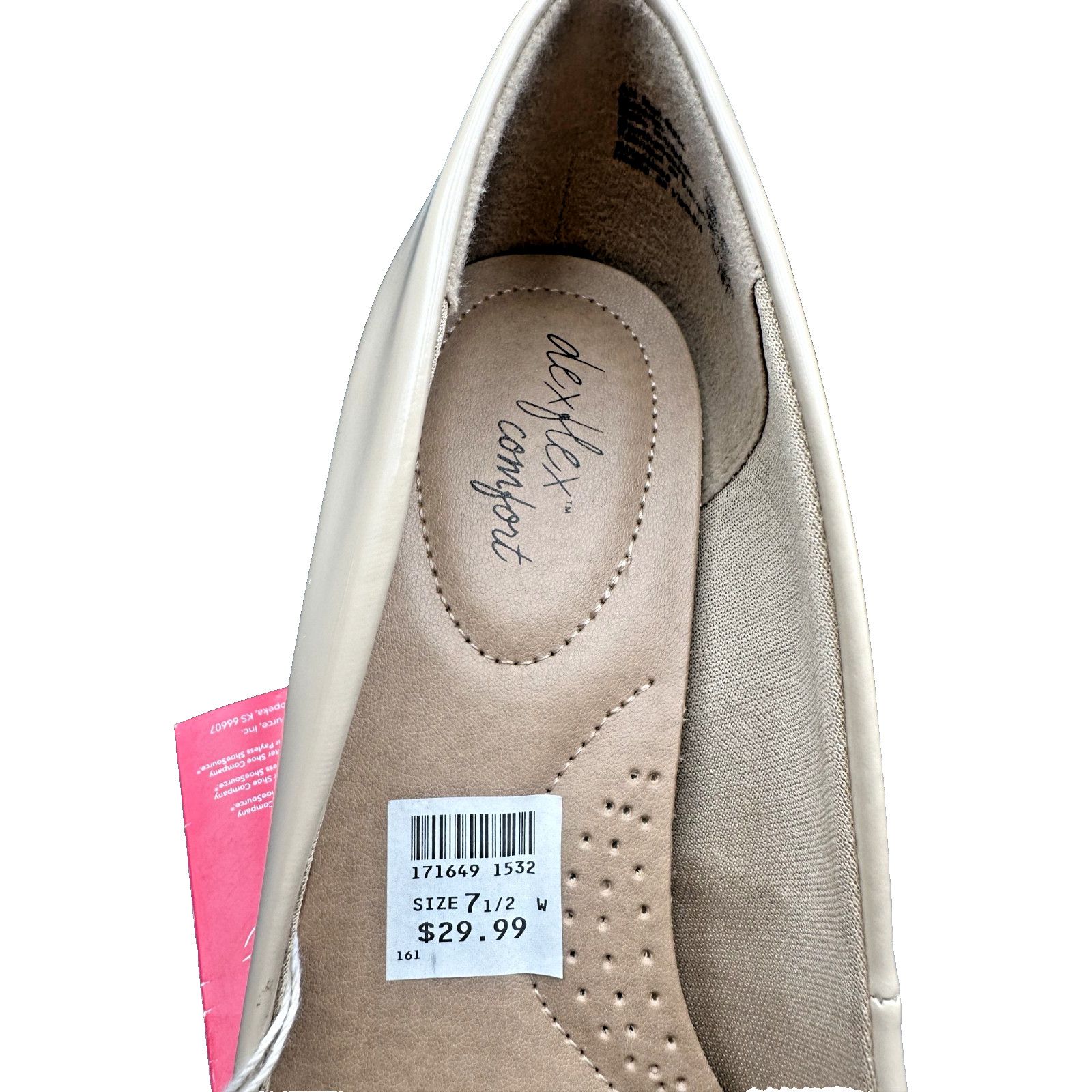 Other Dexflex Comfort Womens Round Toe Pump Heels Nude Size: 7.5w Size US 7.5 / IT 37.5 - 6 Thumbnail