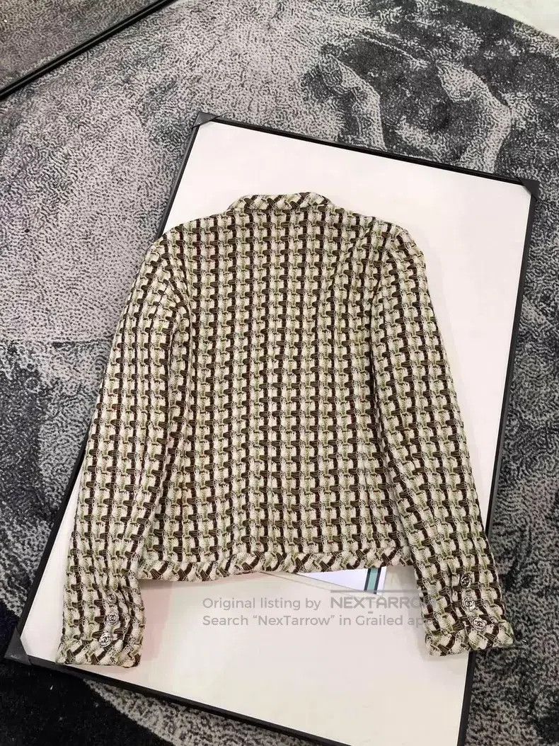 Chanel Chanel Dakar series brown and green braided two-pocket jac Size XS / US 0-2 / IT 36-38 - 3 Thumbnail
