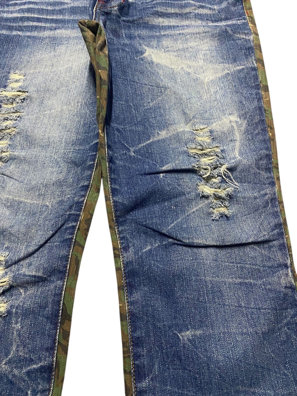 14th Addiction Vintage Japan Brand Sky Bomber Straight Fit Camo Jeans Size US 32 / EU 48 - 8 Thumbnail