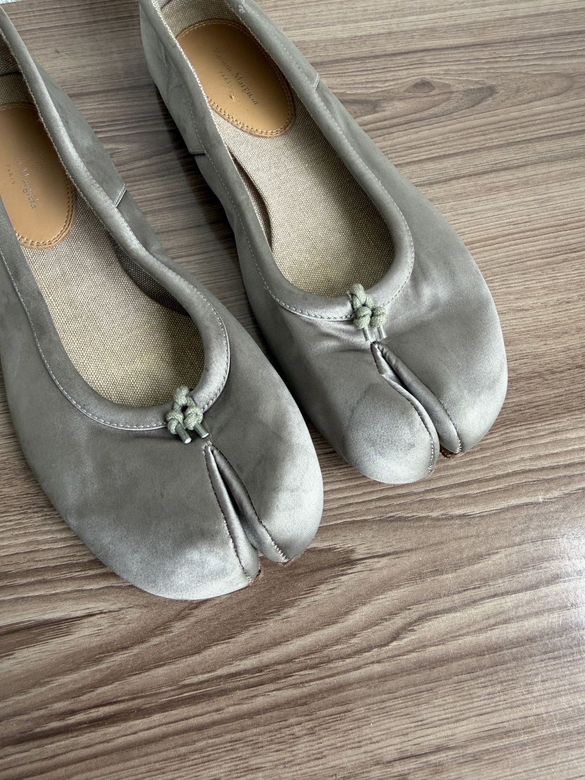 Maison Margiela Satin tabi ballet flats Size US 9 / IT 39 - 9 Thumbnail