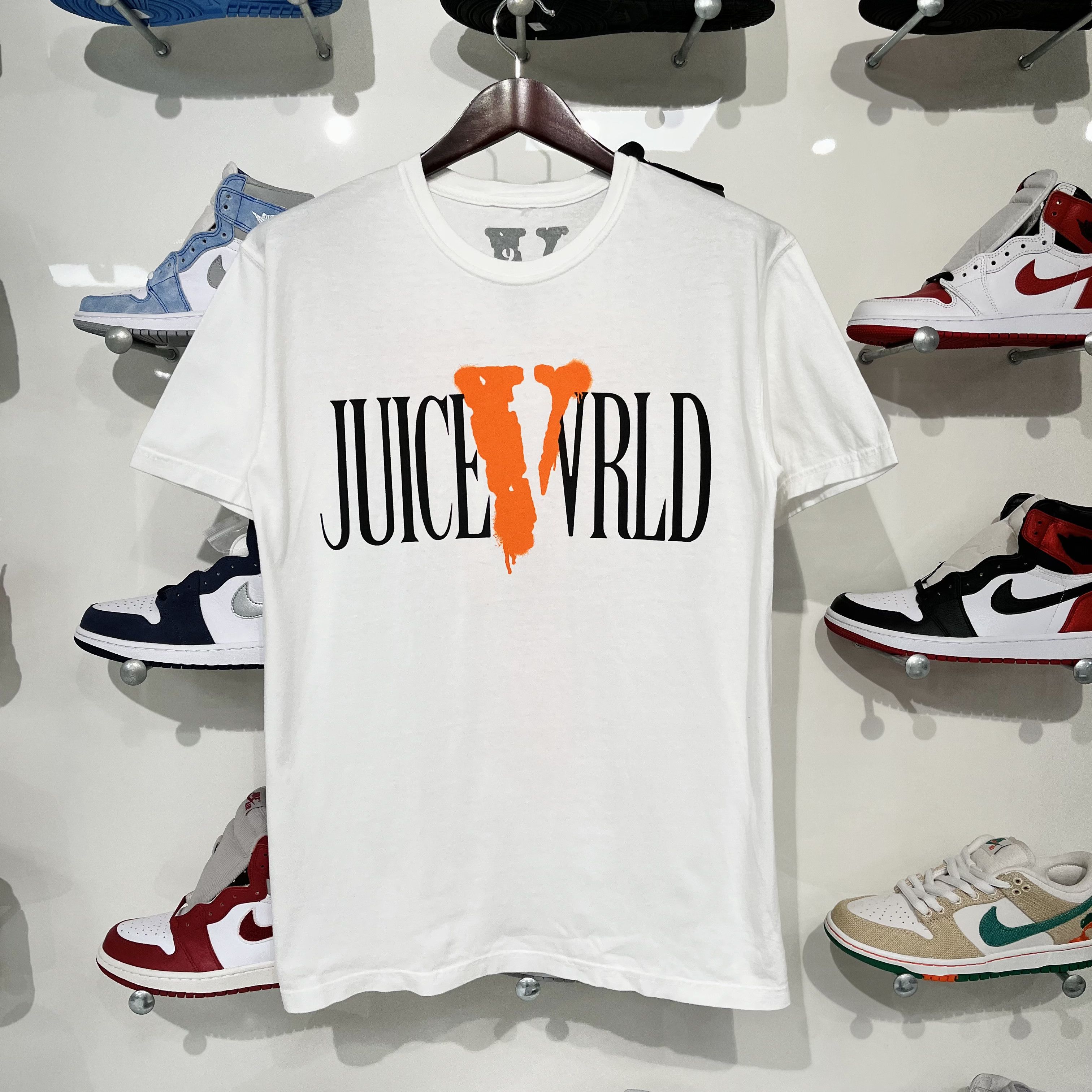 Vlone Vlone x Juice Wrld Tee White Size US M / EU 48-50 / 2 - 1 Thumbnail