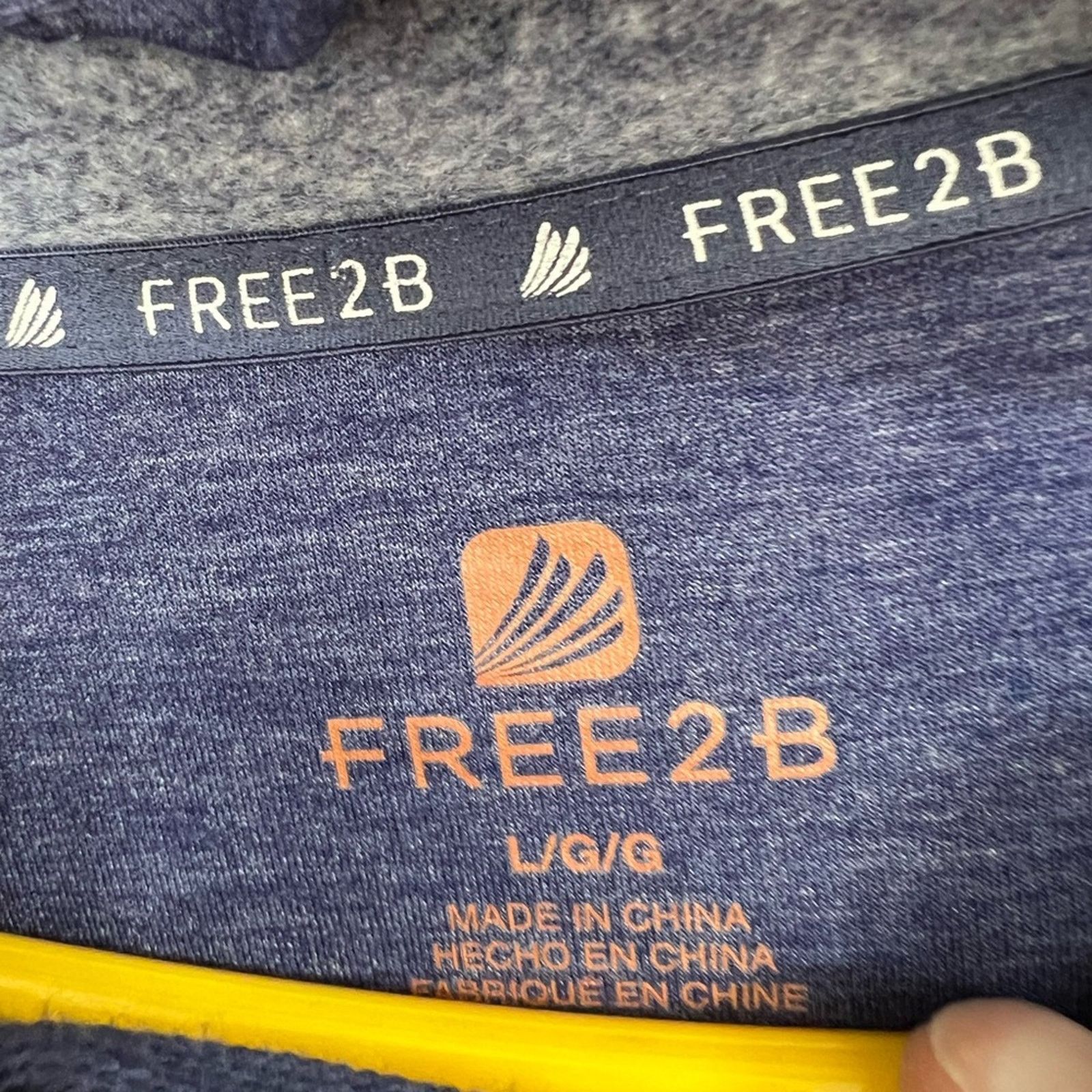Other Women’s Free2B Blue Active Hoodie Size Large CLEAN Size L / US 10 / IT 46 - 5 Thumbnail