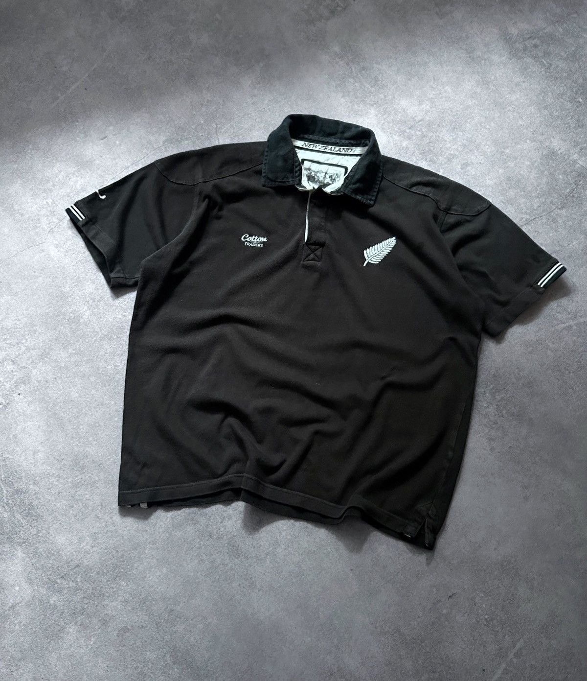 Cotton Traders × Vintage Vintage New Zealand 🇳🇿 Rugby jersey mens polos Size US M / EU 48-50 / 2 - 1 Thumbnail