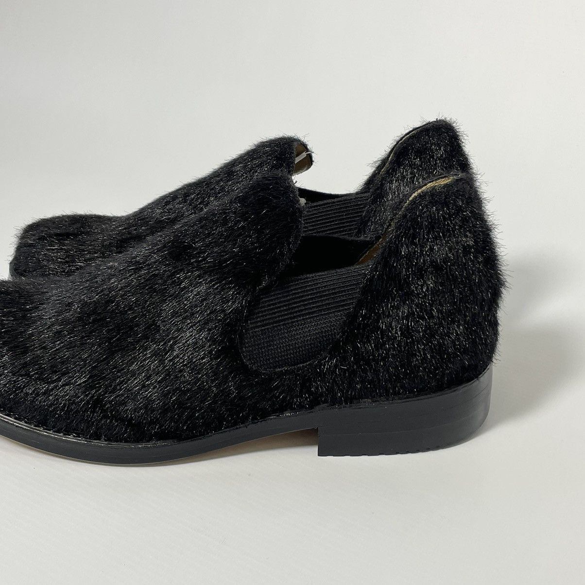 Comme des Garcons Black Faux Fur Ankle Boots Size US 8 / EU 41 - 6 Thumbnail
