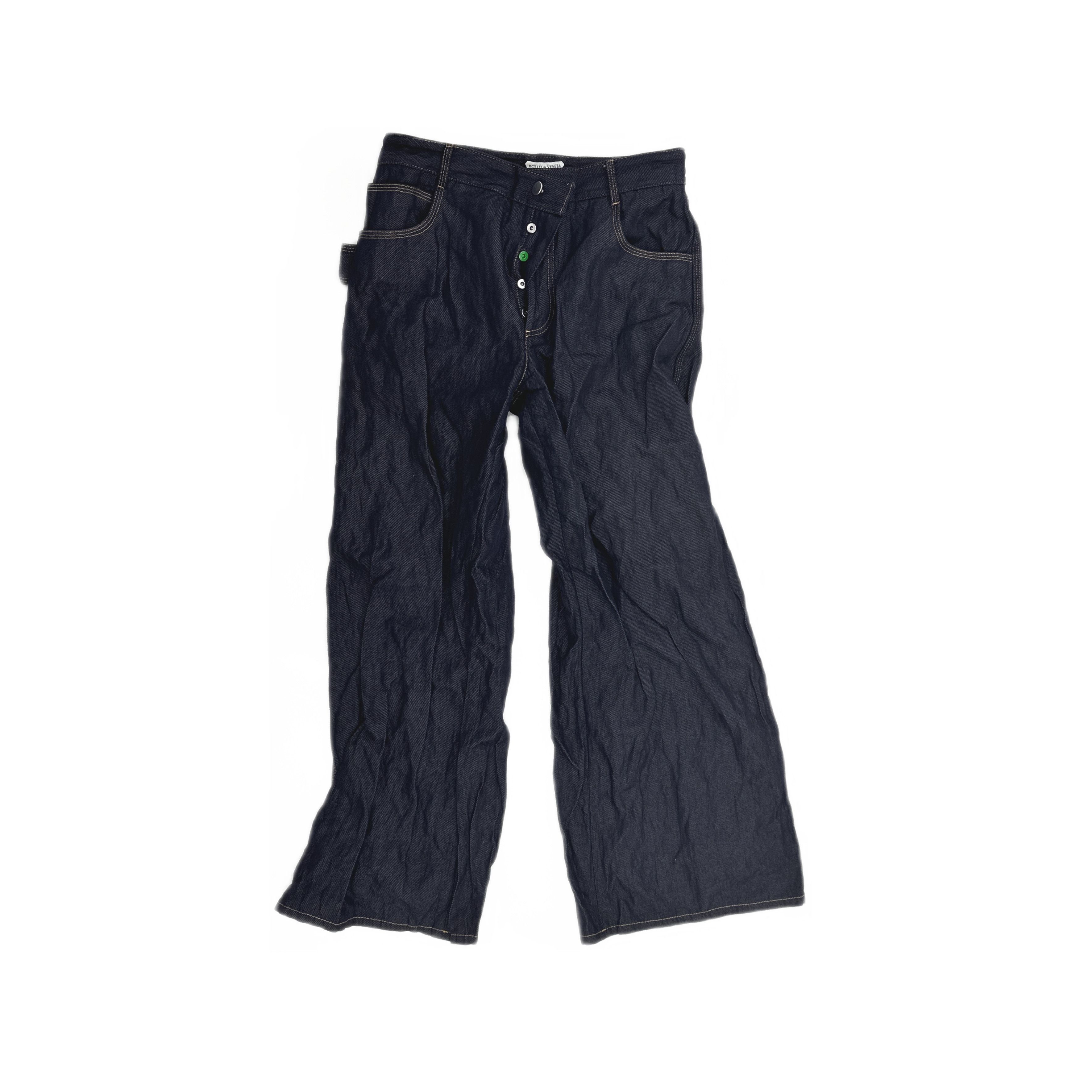 Bottega Veneta Bottega Veneta Crinkled Denim Jeans Size 36 Size US 36 / EU 52 - 1 Thumbnail