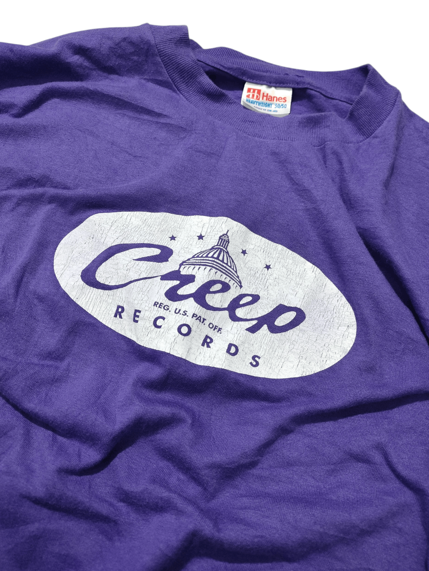 Band Tees 90s RADIOHEAD "CREEP" CAPITOL RECORDS Vintage Band Tee Size US M / EU 48-50 / 2 - 1 Thumbnail