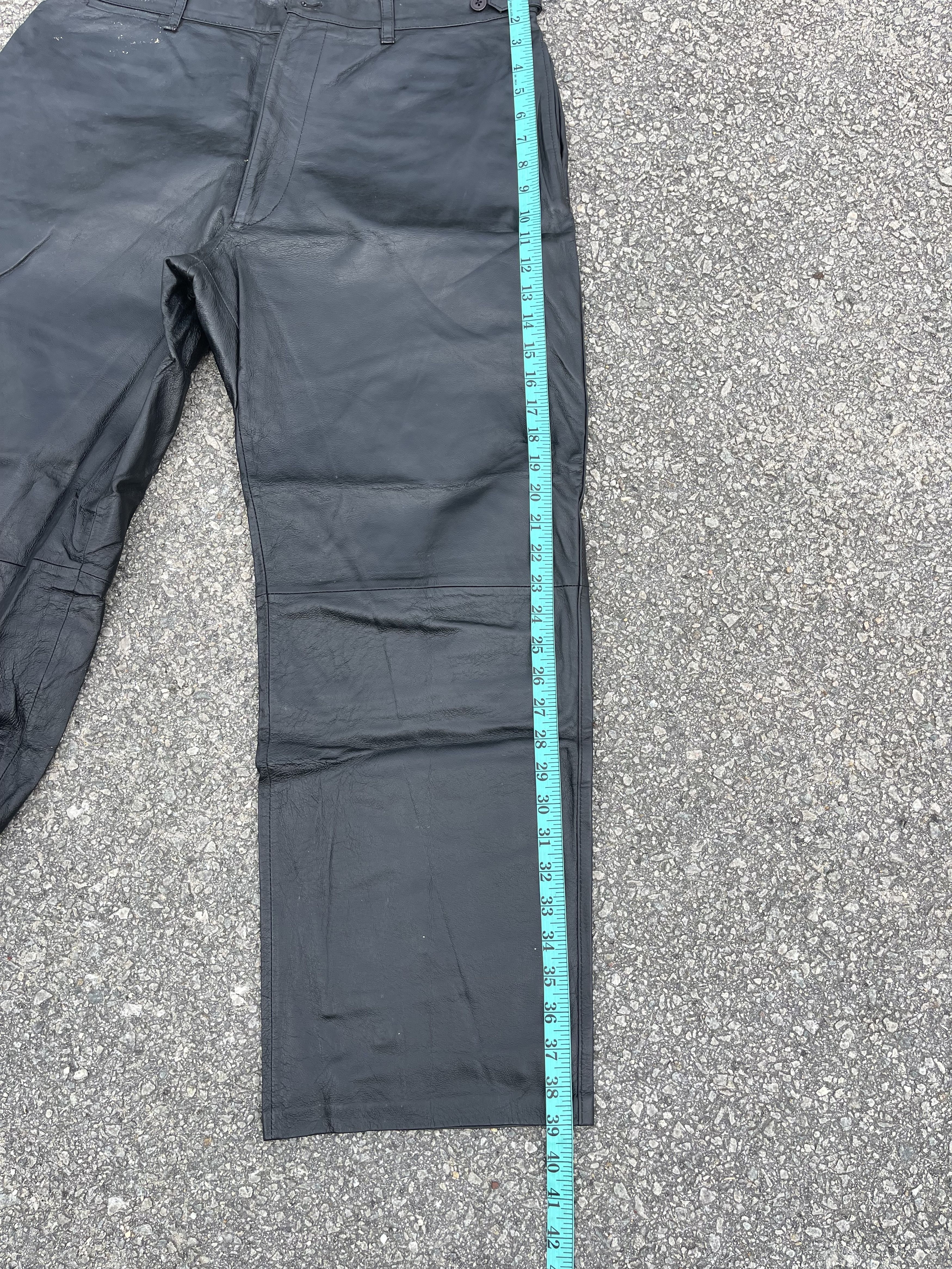 If Six Was Nine Allen Jolly Leather Trouser Size US 36 / EU 52 - 10 Thumbnail
