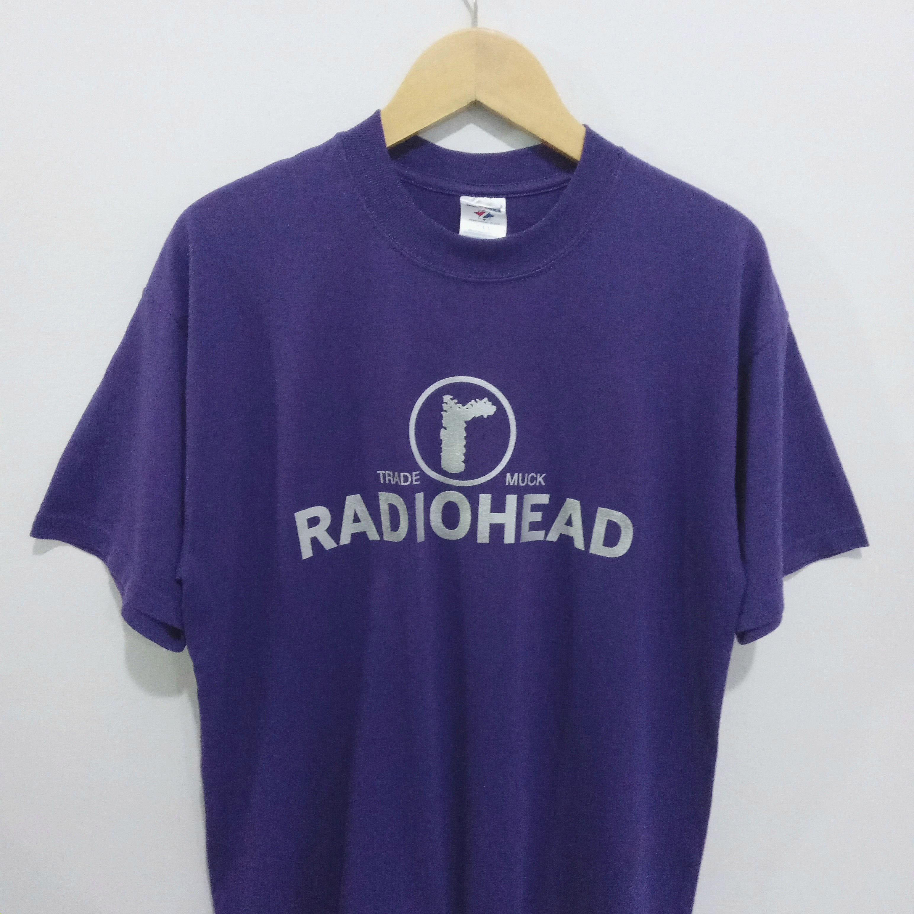 Band Tees Radiohead T-shirt trade muck logo Size US L / EU 52-54 / 3 - 4 Thumbnail