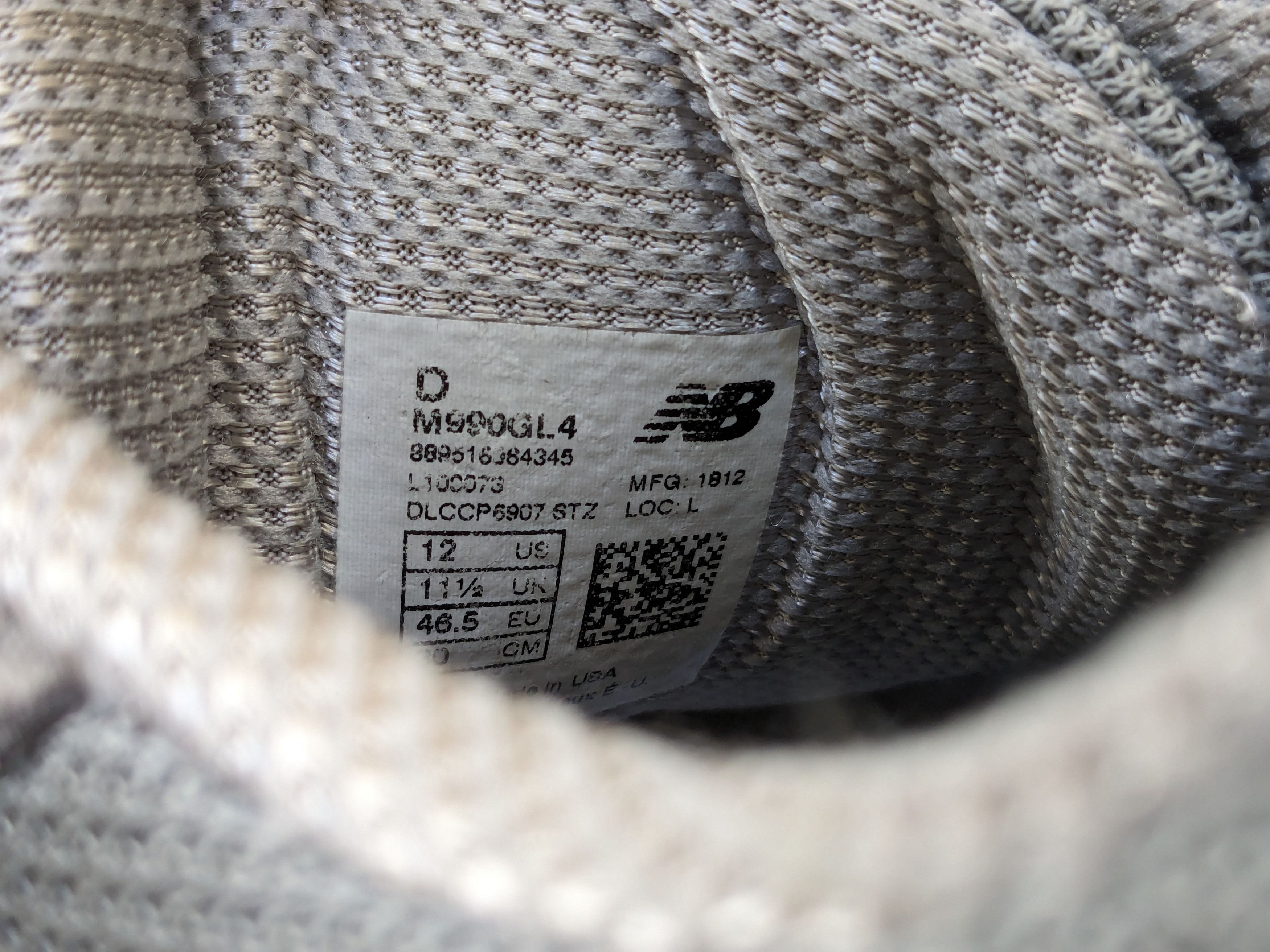 New Balance New Balance 990V4 12 D Gray Suede Castlerock M990GL4 Size US 12 / EU 45 - 8 Thumbnail