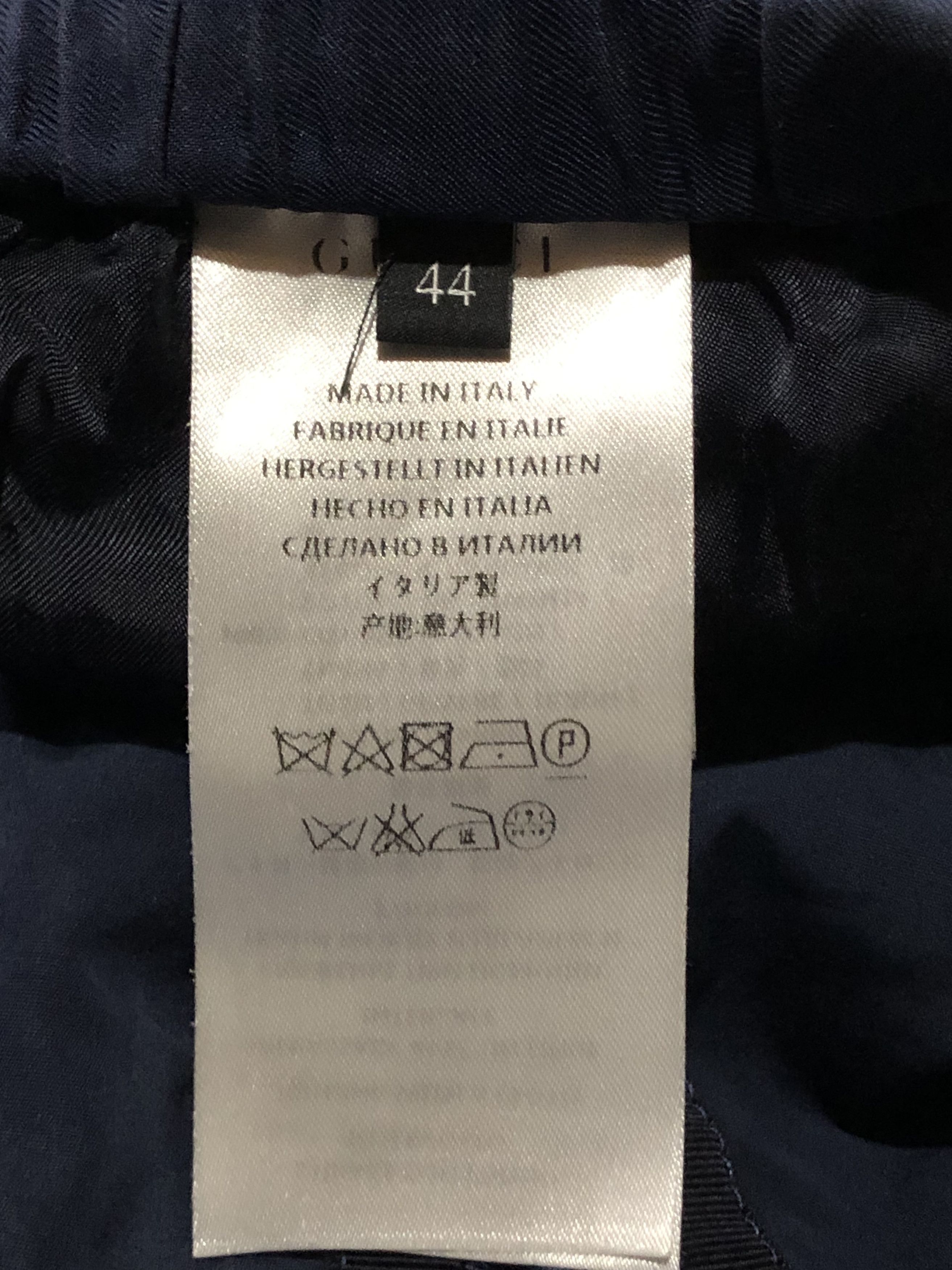 Gucci Gucci Drawstring Navy Shorts Made In Italy Size 44 Size US 28 / EU 44 - 4 Thumbnail