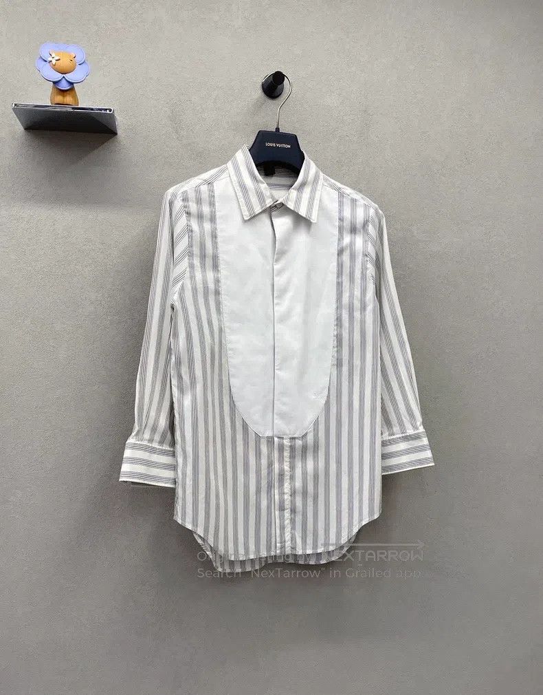 Louis Vuitton Louis Vuitton Classic striped patchwork shirt Size XS / US 0-2 / IT 36-38 - 3 Thumbnail