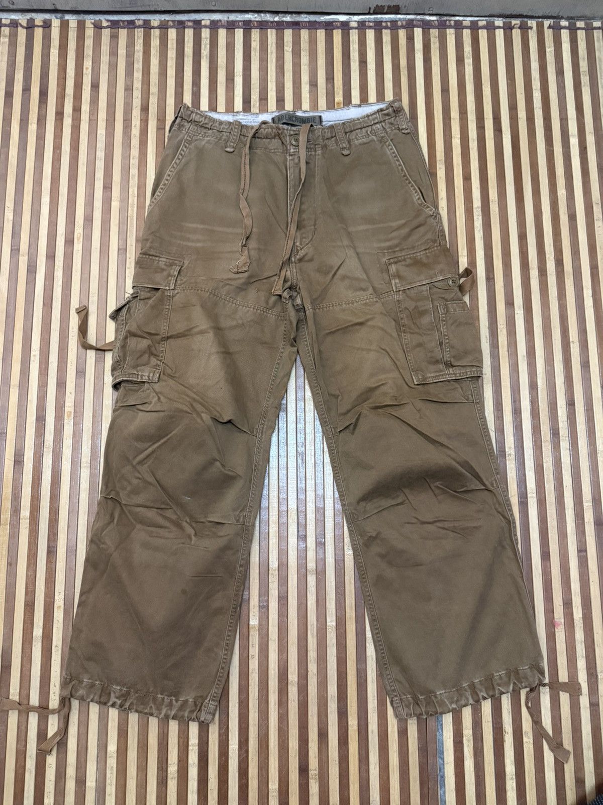 Abercrombie & Fitch Vintage Abercrombie & Fitch Cargo Pants W32 Y2K Baggy Size US 32 / EU 48 - 2 Thumbnail