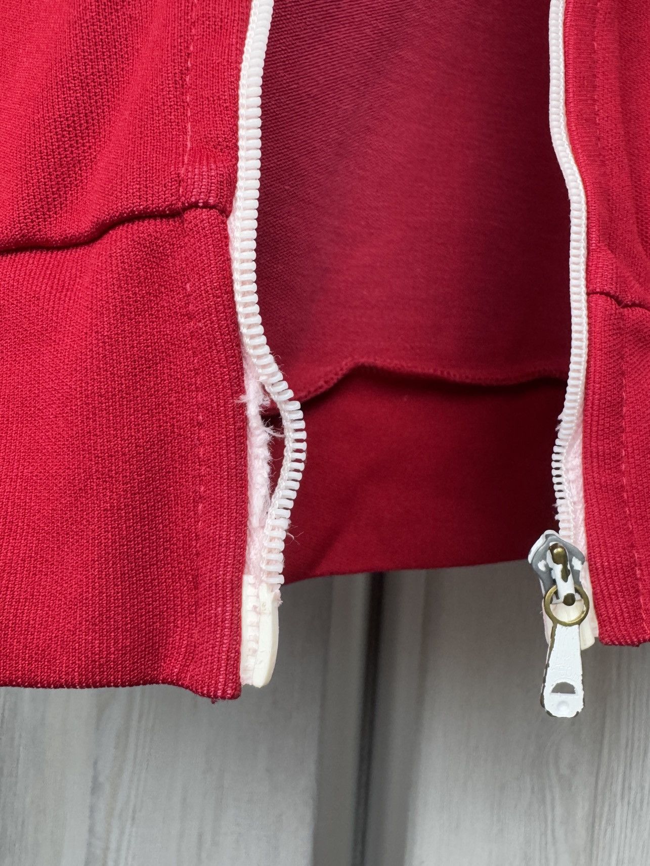 Adidas Adidas Originals Vintage 80s Red Track Suit Jacket Pants Size US L / EU 52-54 / 3 - 8 Thumbnail