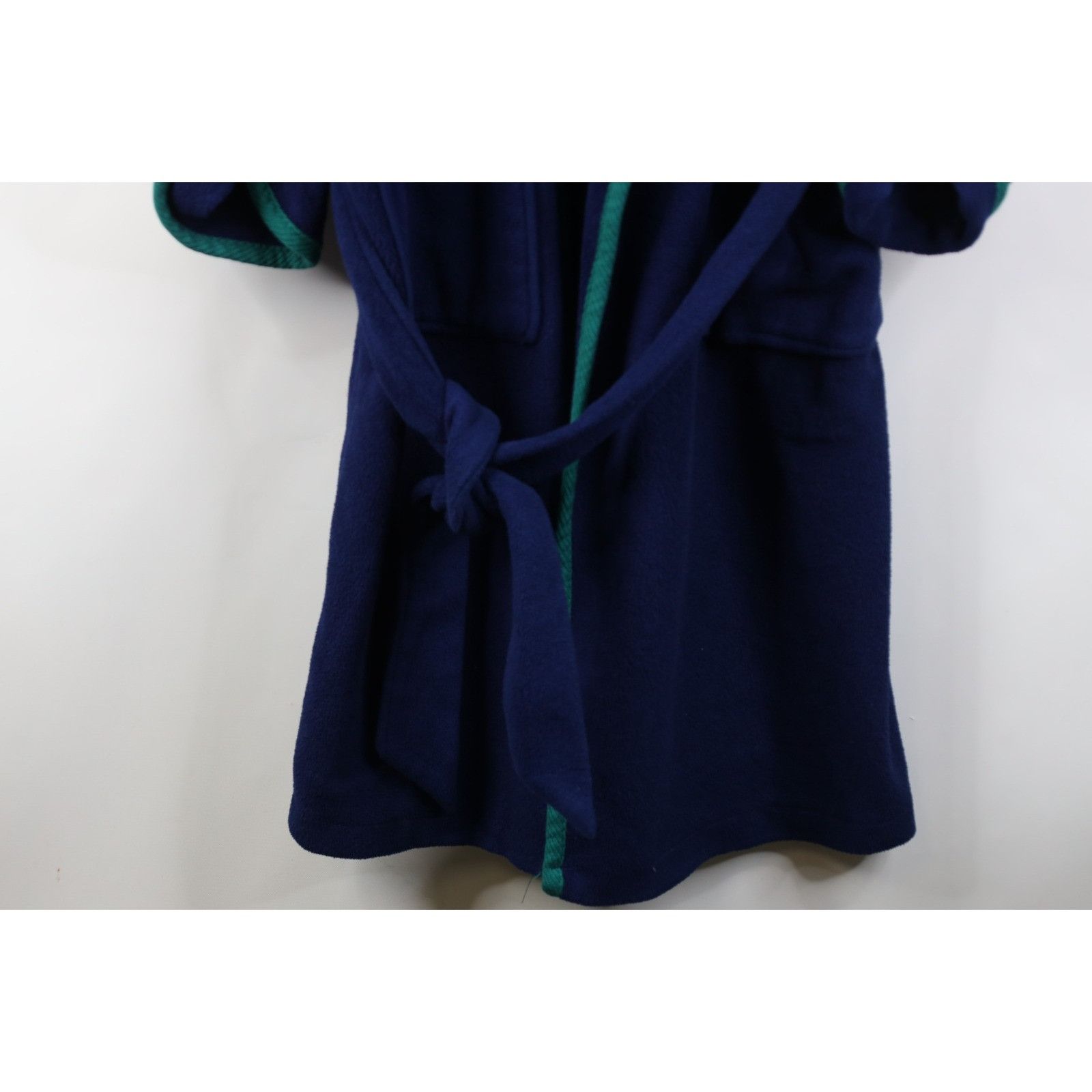 L.L. Bean Vintage 90s LL BeanPiped Trim Belted Fleece Bath Robe Size US M / EU 48-50 / 2 - 4 Thumbnail
