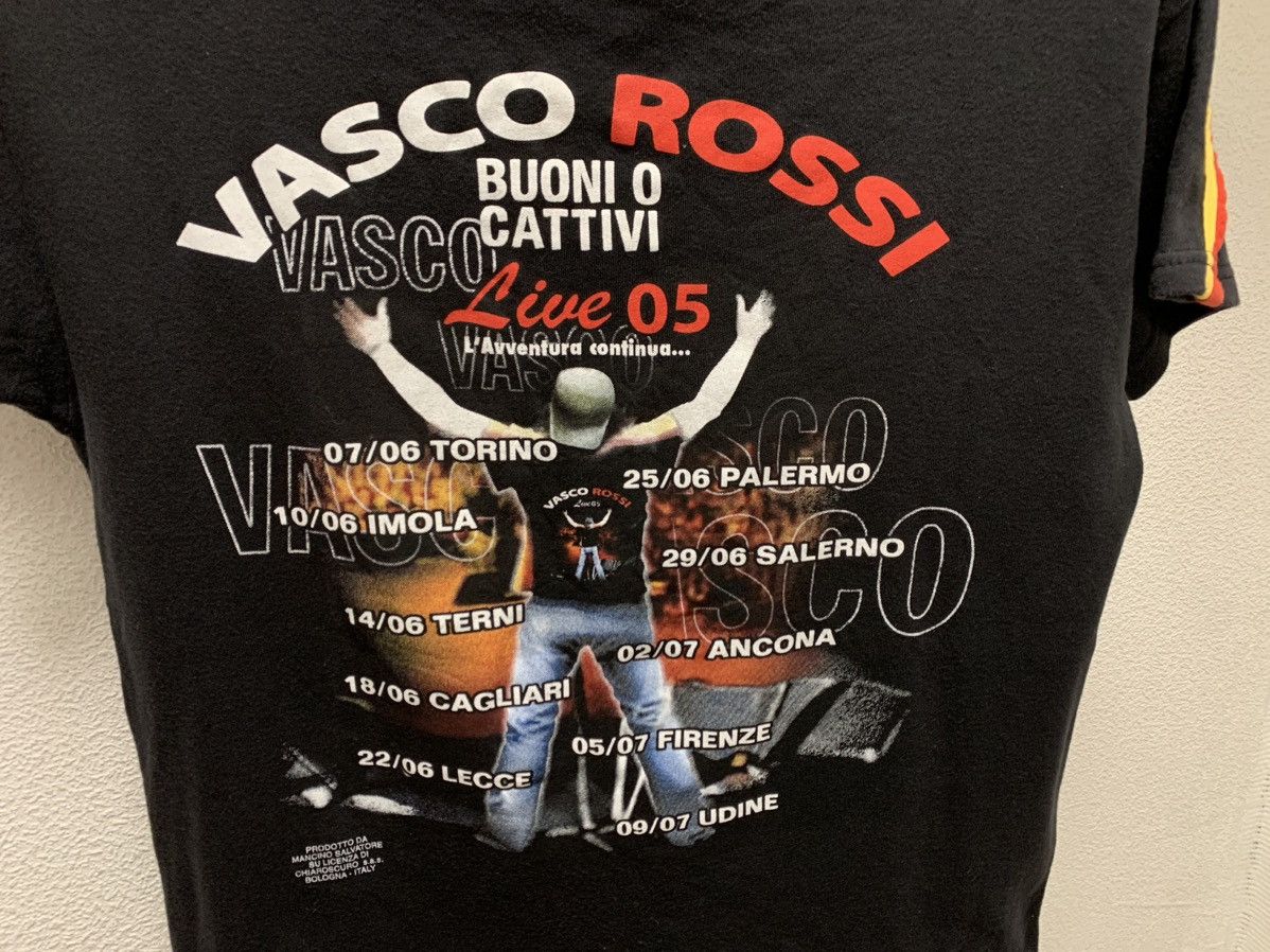 Band Tees Vasco Rossi buoni o cattivi vintage tour t-shirt 2005 L sz Size US XL / EU 56 / 4 - 2 Thumbnail