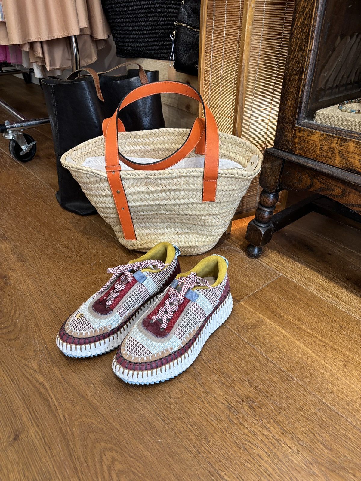 Chloe Chloé Nama sneakers mesh colorful Size US 7 / IT 37 - 2 Thumbnail