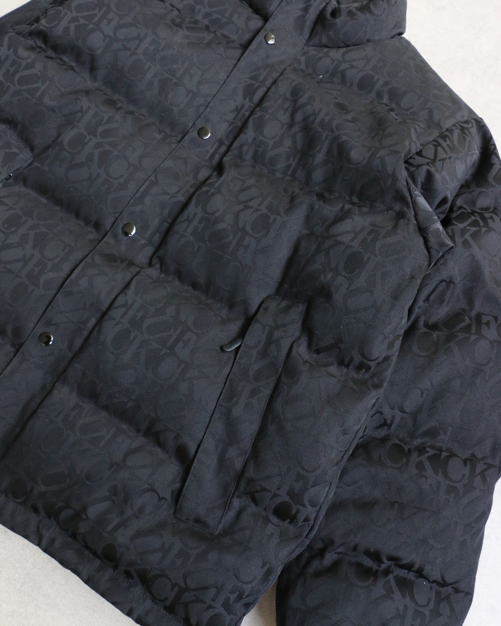 Supreme Supreme FUCK Jacquard Puffer Jacket Black Size US L / EU 52-54 / 3 - 2 Thumbnail