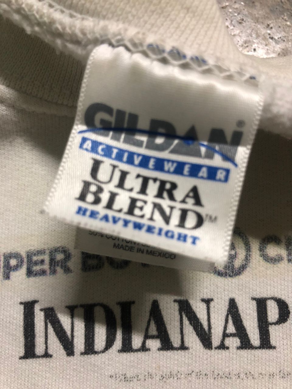 Gildan × Vintage Y2K Indianapolis Colts Championship Super Bowl Newspaper Size US L / EU 52-54 / 3 - 12 Thumbnail
