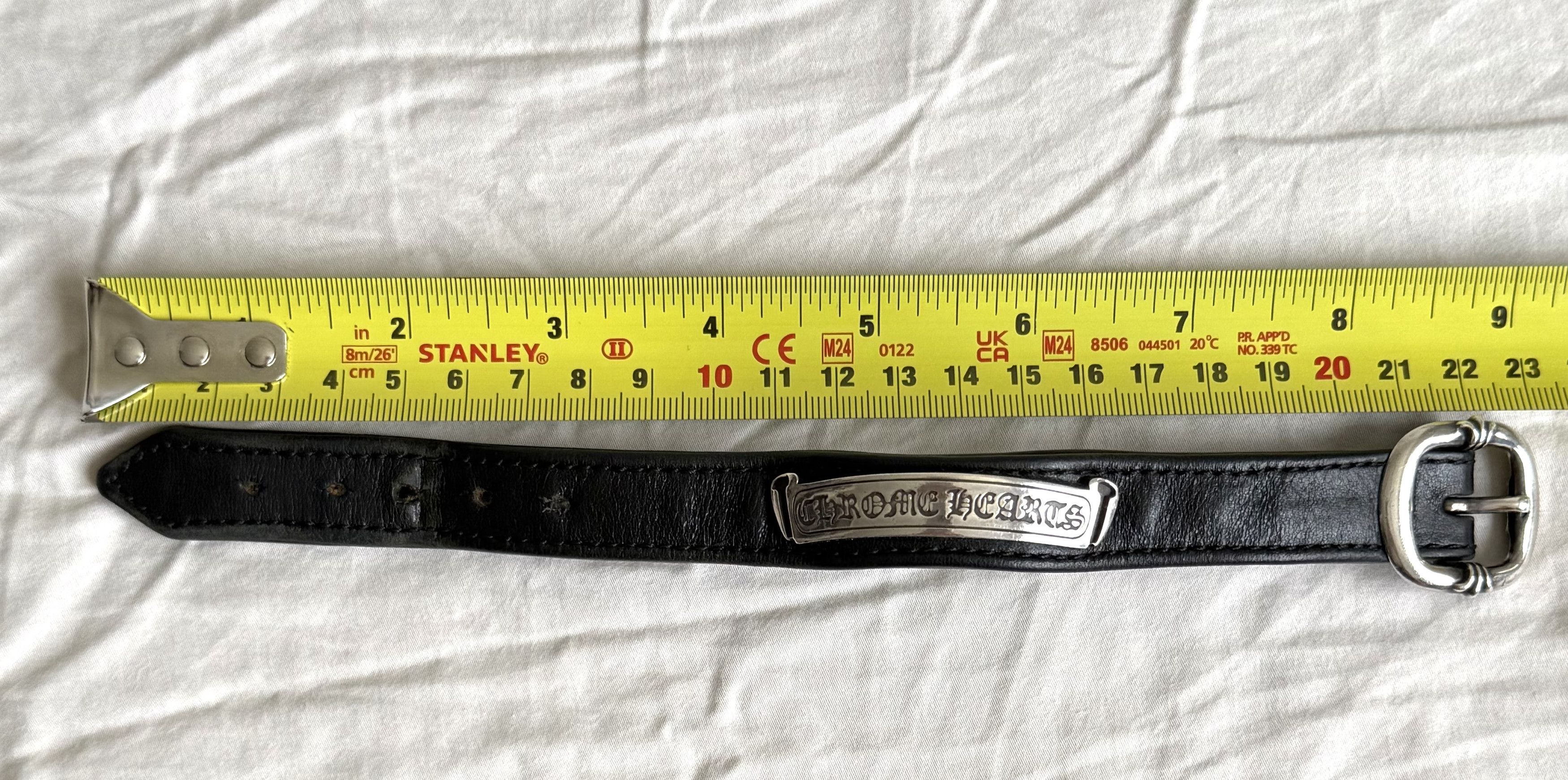 Chrome Hearts Chrome Hearts Gunslinger Scroll Leather Bracelet Size ONE SIZE - 6 Thumbnail