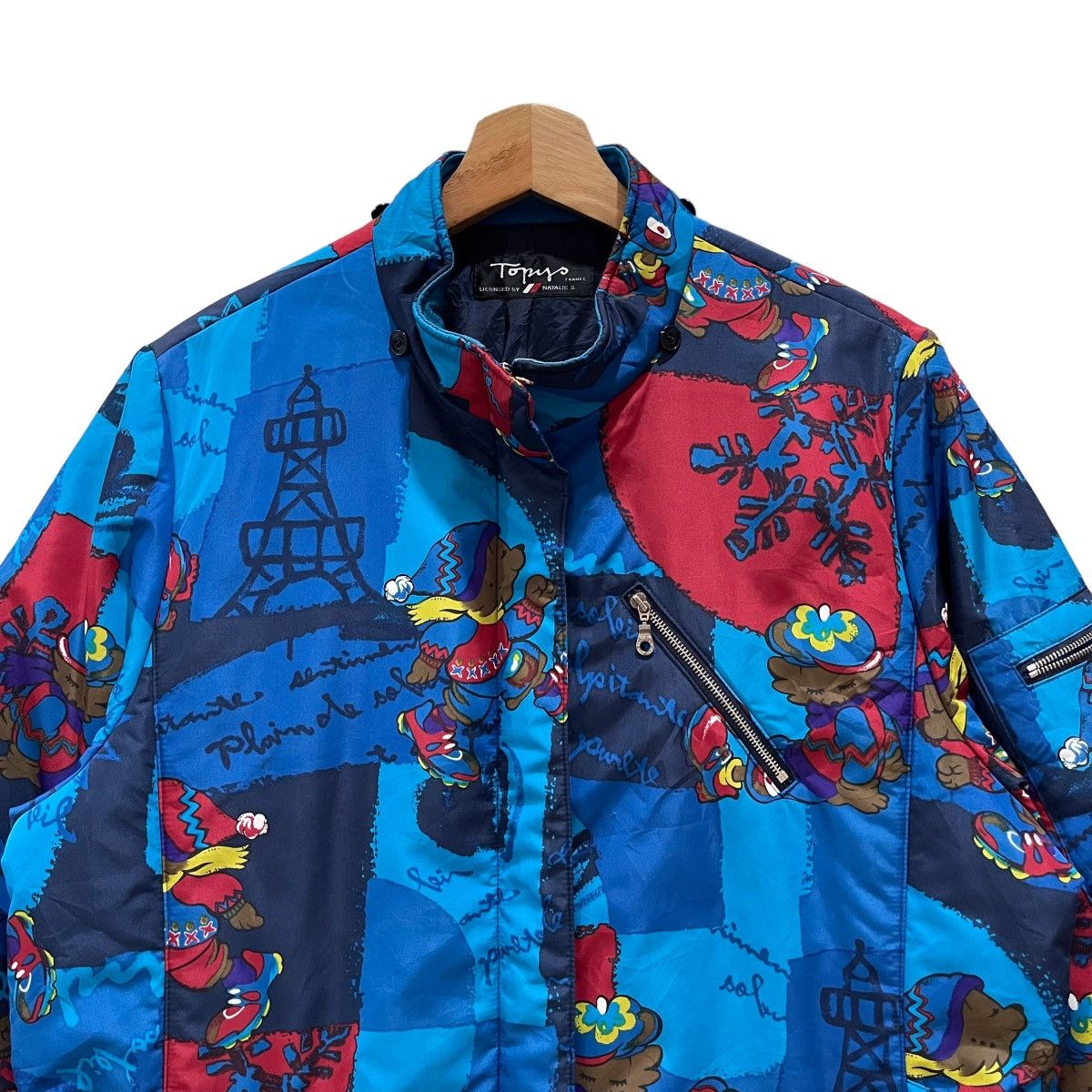 Designer × French Connection × Vintage Topys France by Natalie S French Designer Bomber Jacket Size US M / EU 48-50 / 2 - 2 Thumbnail