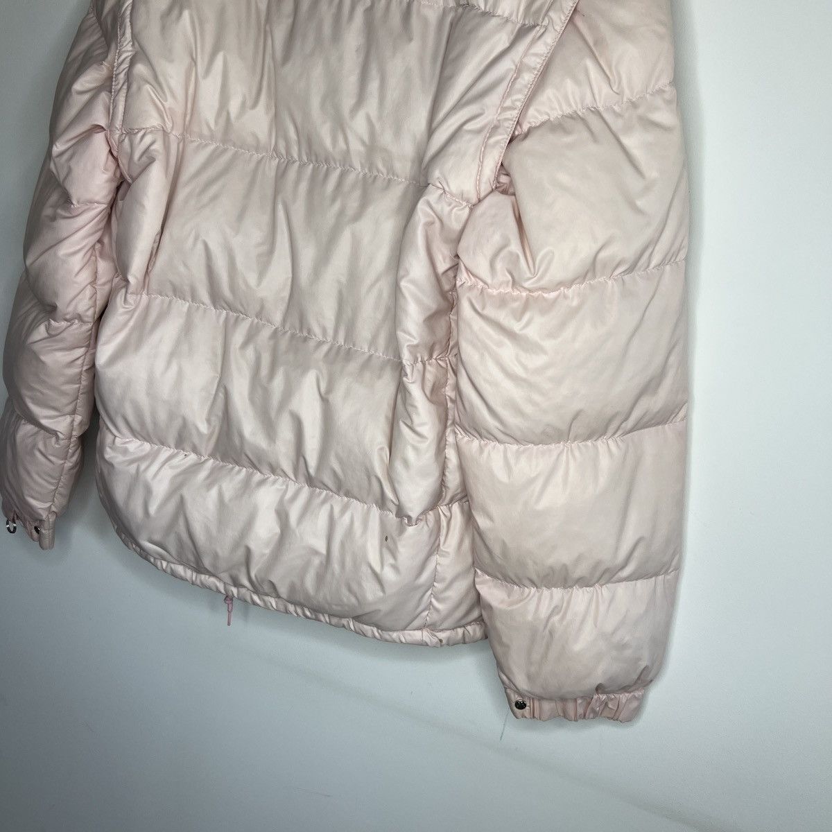 Moncler × Vintage Vintage Moncler Puffer Goose Down Jacket Pink Shiny 2in1 Size M / US 6-8 / IT 42-44 - 13 Thumbnail