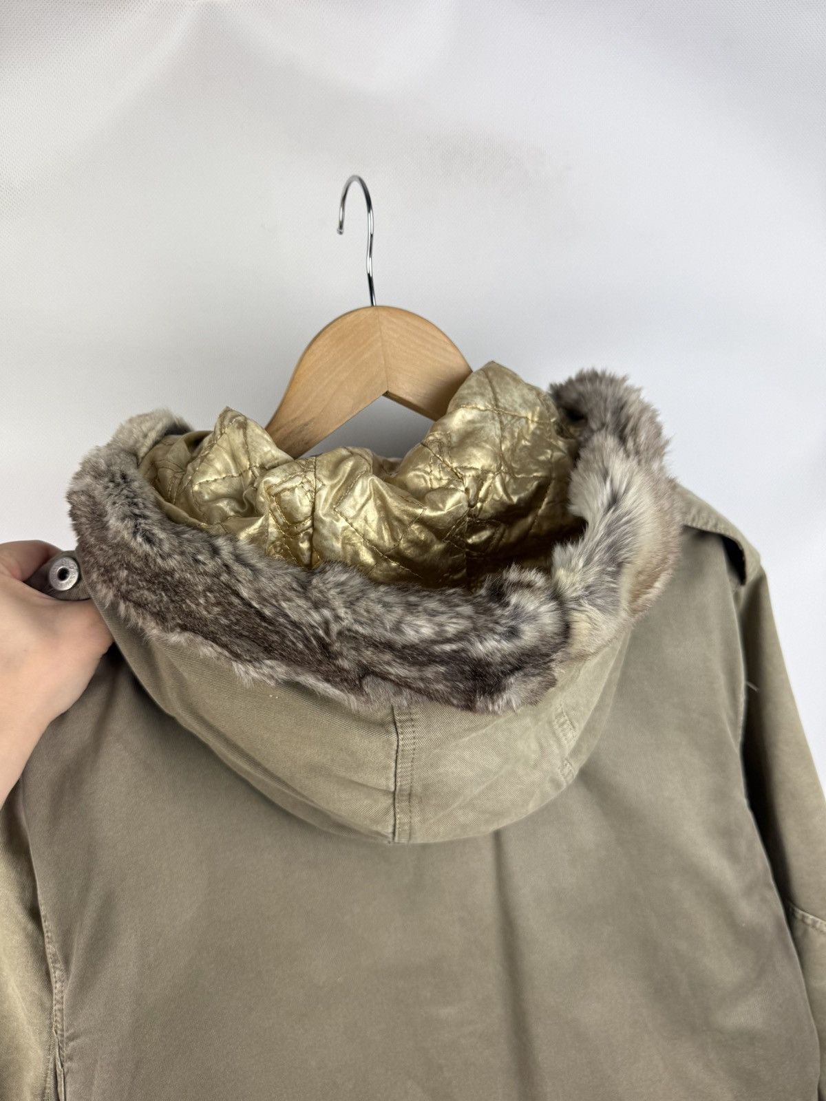 Dolce & Gabbana Dolce & Gabbana Vintage Military Style Hooded Parka Jacket Size XS / US 0-2 / IT 36-38 - 18 Thumbnail