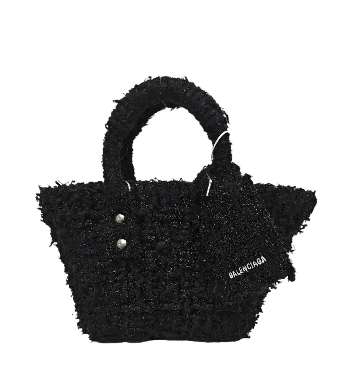Balenciaga BALENCIAGA Bistro black fabric handbag silver hardware Size ONE SIZE - 1 Thumbnail