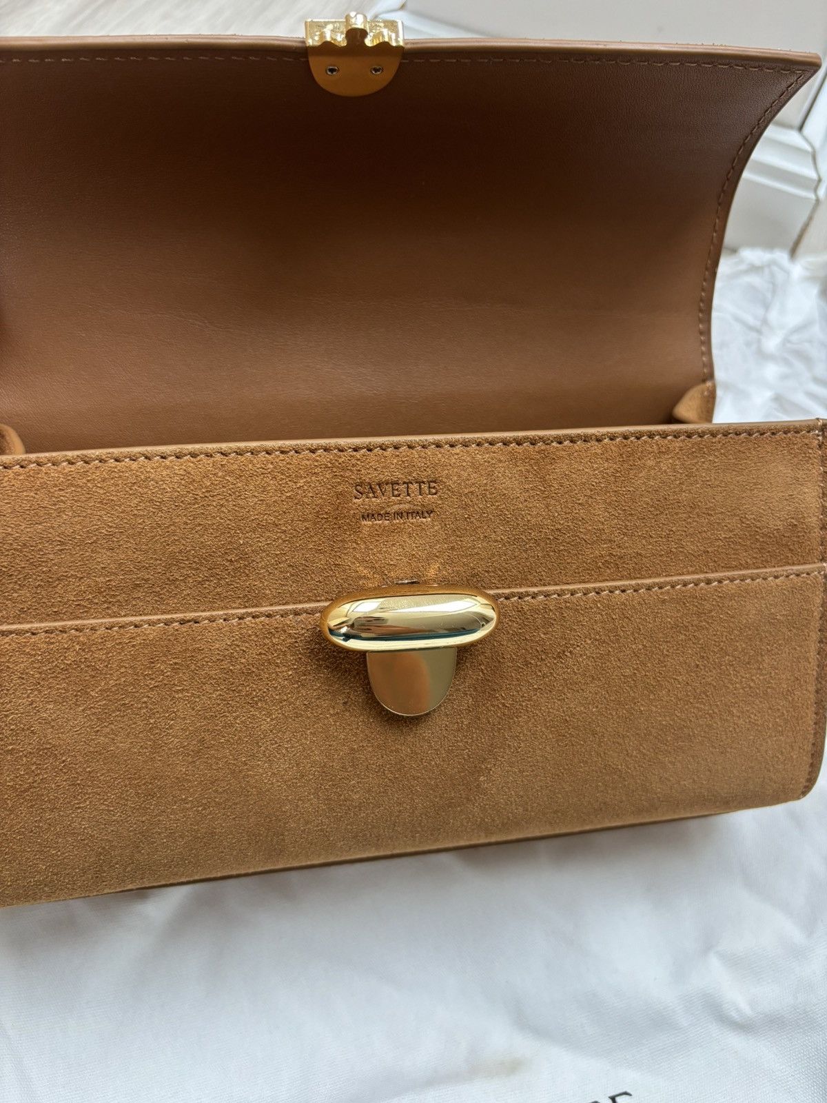 Savette Savette symmetry suede bag Size ONE SIZE - 3 Thumbnail