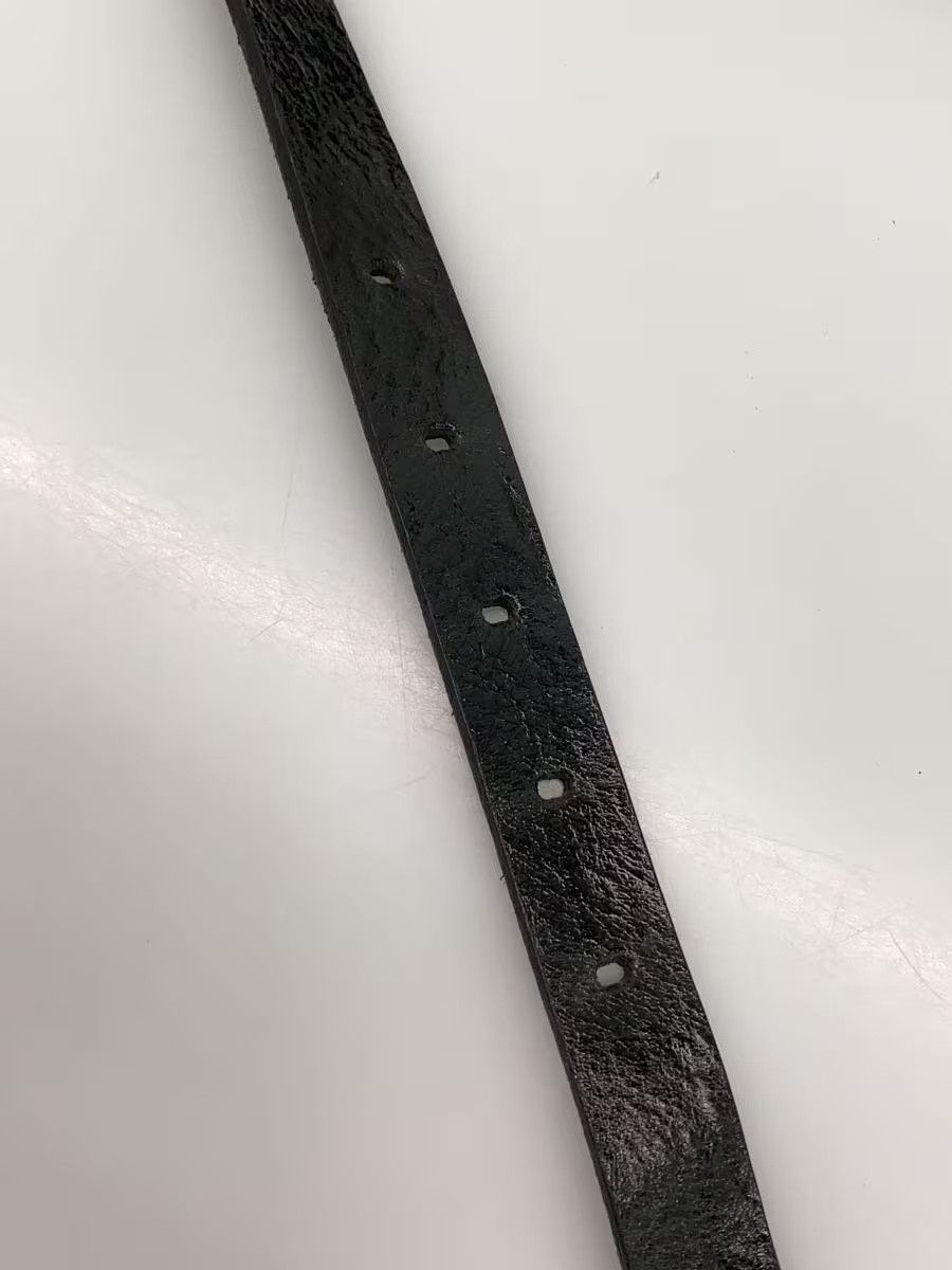 Diesel Diesel Plain Leather Belt Black Size ONE SIZE - 4 Thumbnail