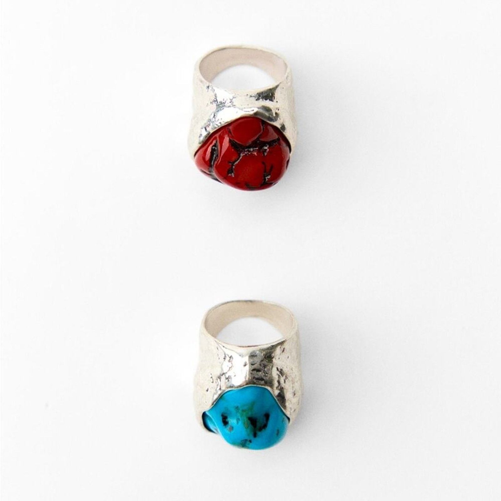 Zara NWT- Zara 2 pack stone rings Size ONE SIZE - 1 Thumbnail