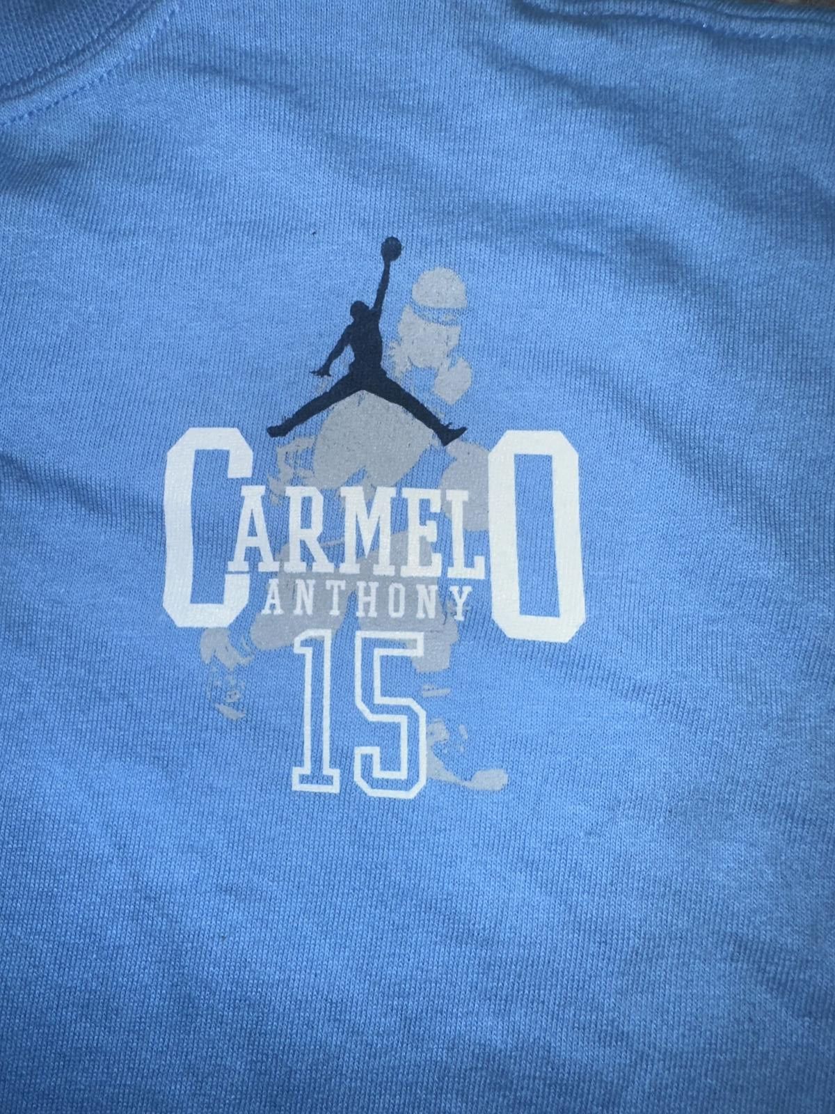 Jordan Brand Unreleased Jordan Carmelo Anthony Basketball Blue Shirt Sample Size US XL / EU 56 / 4 - 6 Thumbnail