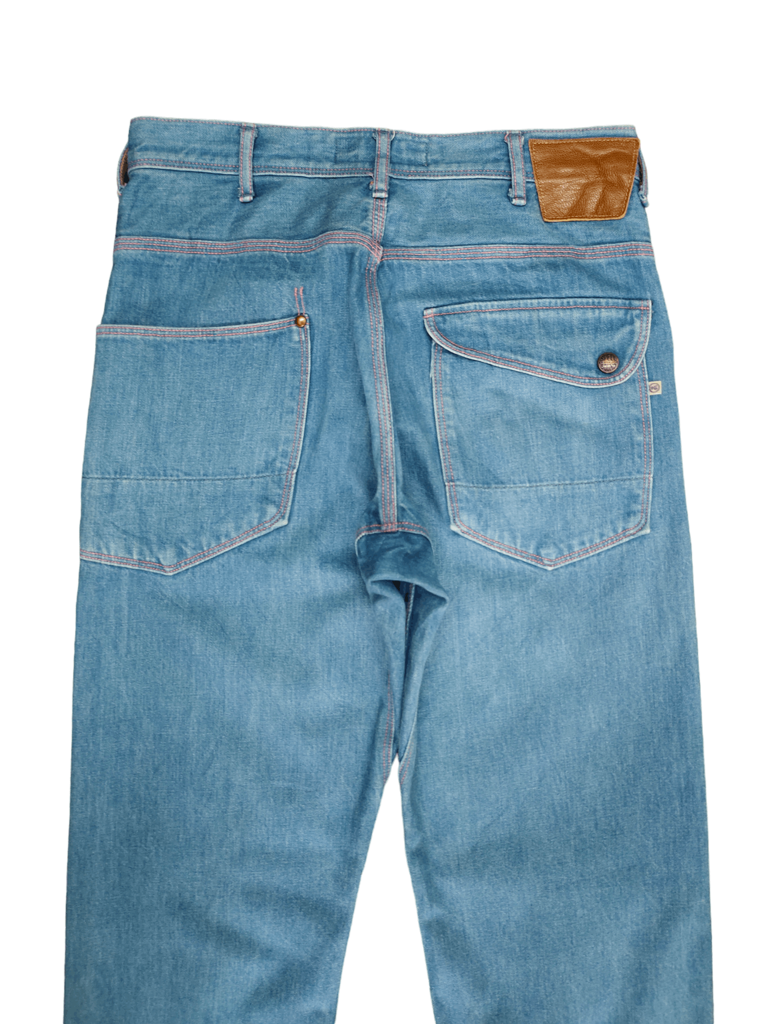 Spellbound 1990s Spellbound Jpn Workers Denim Pants 45rpm Orslow Style Size US 29 - 12 Thumbnail