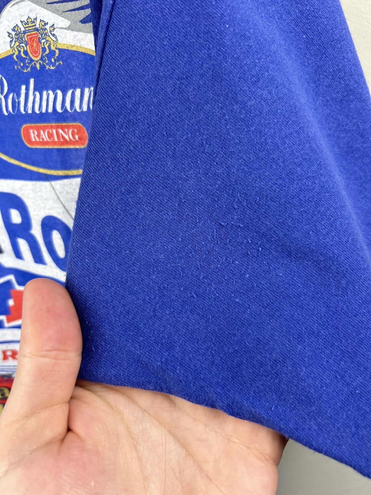 Vintage Vintage 90s Rothmans Williams Renault World Champions Tee Size US XL / EU 56 / 4 - 17 Thumbnail