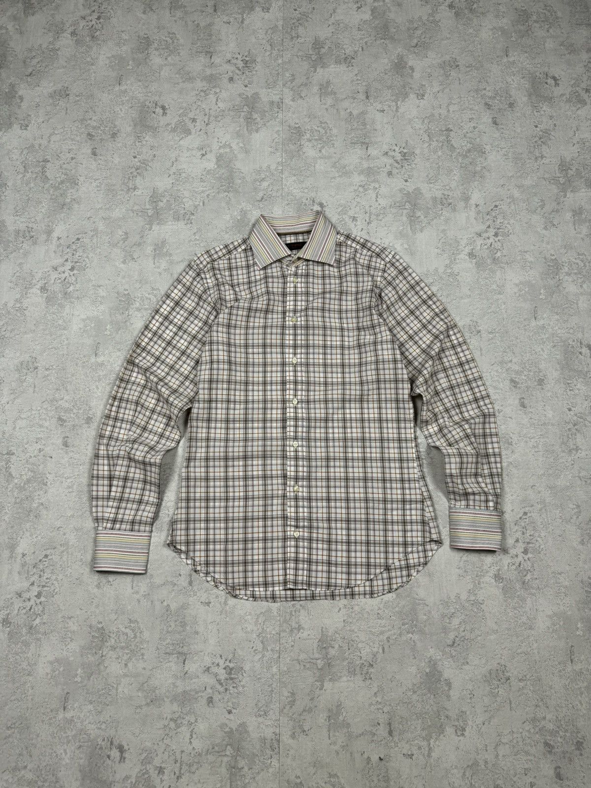 Etro Etro Plaid Shirt Button Up Size 39 Size US M / EU 48-50 / 2 - 1 Thumbnail