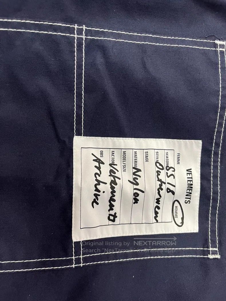 Vetements Vetements Jacket Size US S / EU 44-46 / 1 - 3 Thumbnail