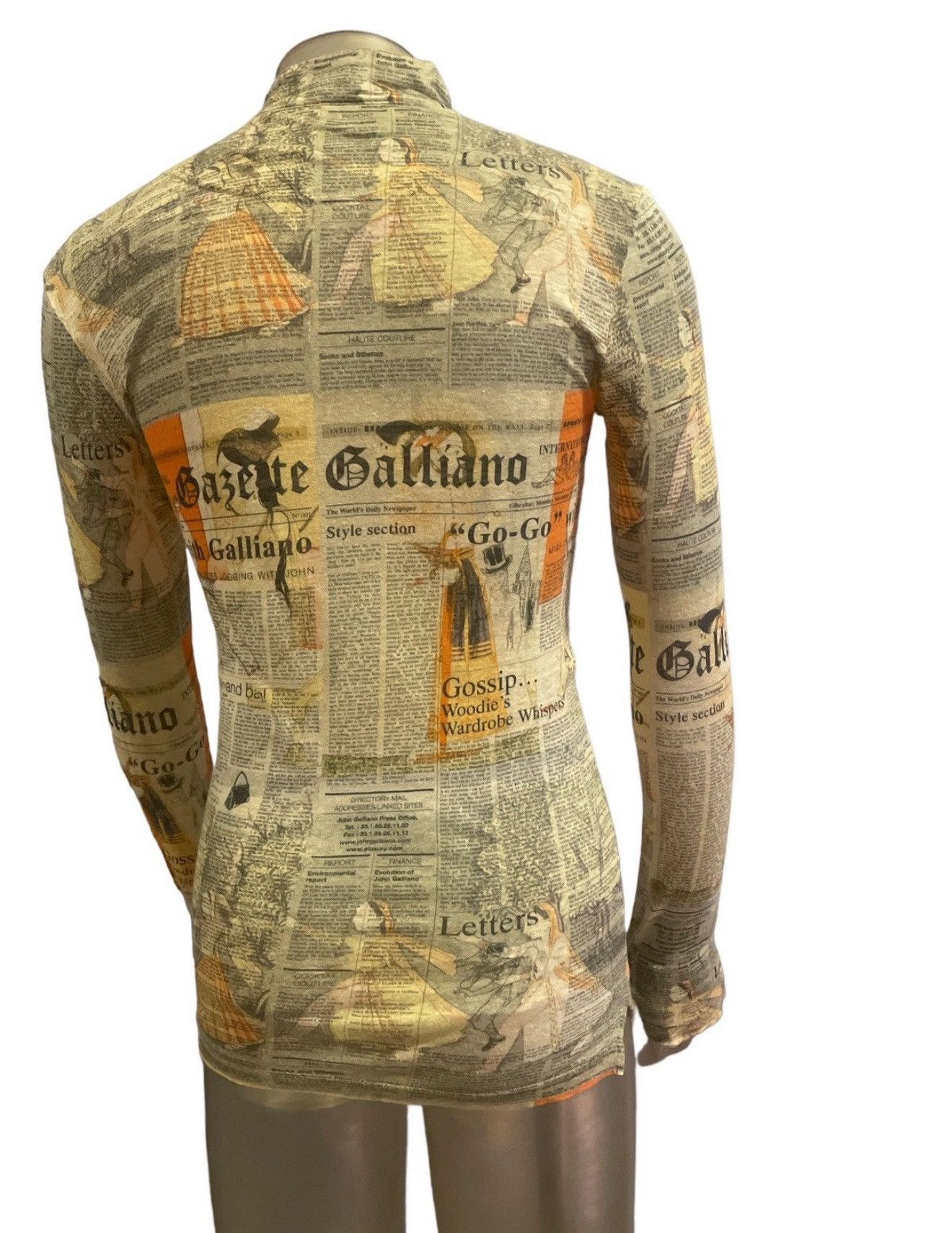 John Galliano John Galliano gazette Runway linen top Spring 2009 Size US S / EU 44-46 / 1 - 5 Thumbnail