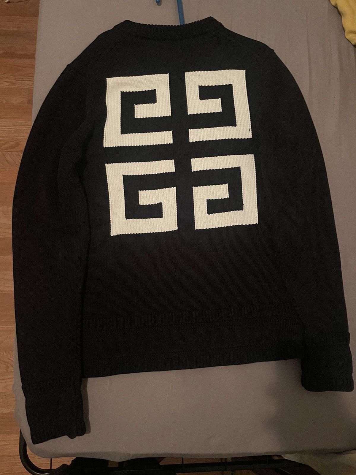 Givenchy 4g logo-intarsia cotton sweater Size US M / EU 48-50 / 2 - 5 Thumbnail