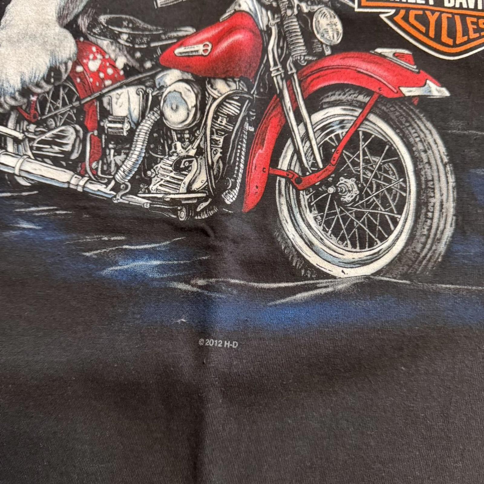 Harley Davidson Harley Davidson Polar Bear Biker Tee Size US XL / EU 56 / 4 - 2 Thumbnail