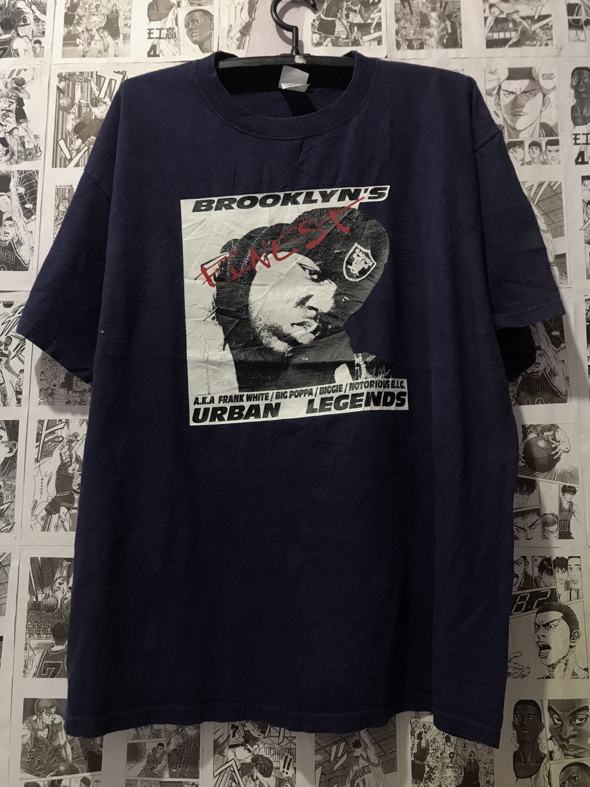 Band Tees × Rap Tees × Vintage Vintage Notorious Big/Biggie XL T-Shirt Size US XL / EU 56 / 4 - 2 Thumbnail