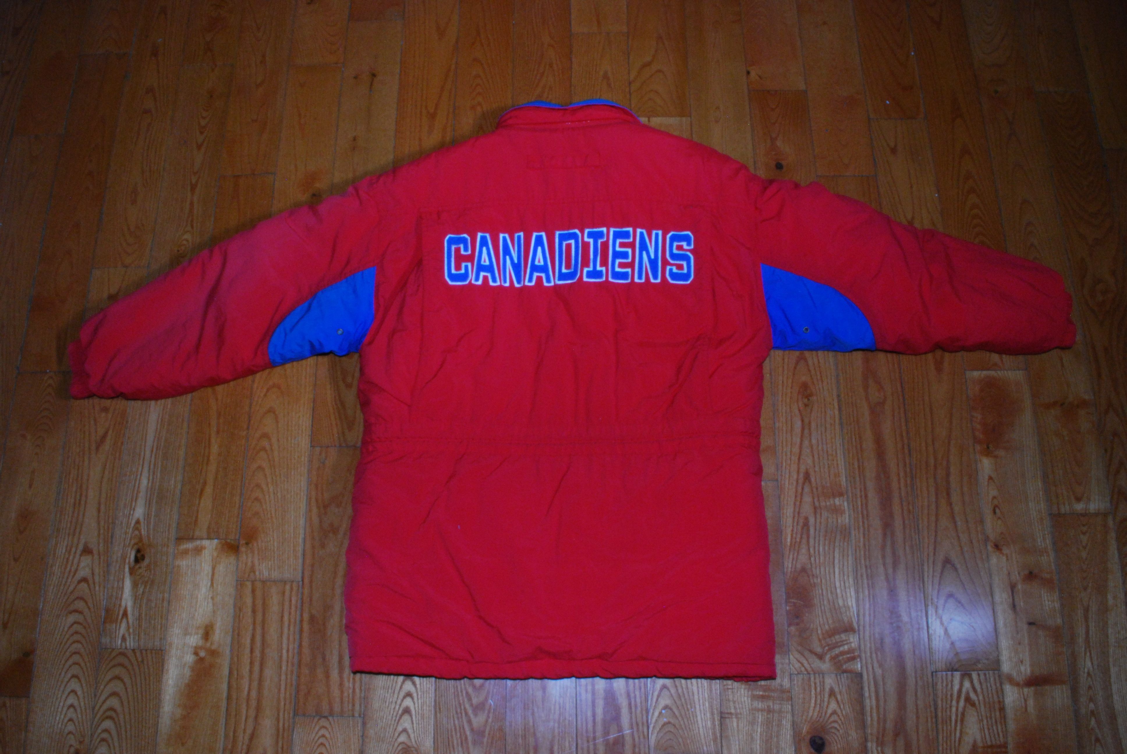 NHL Vintage 1980s NHL Montreal Canadiens Parka Jacket Size US L / EU 52-54 / 3 - 4 Thumbnail