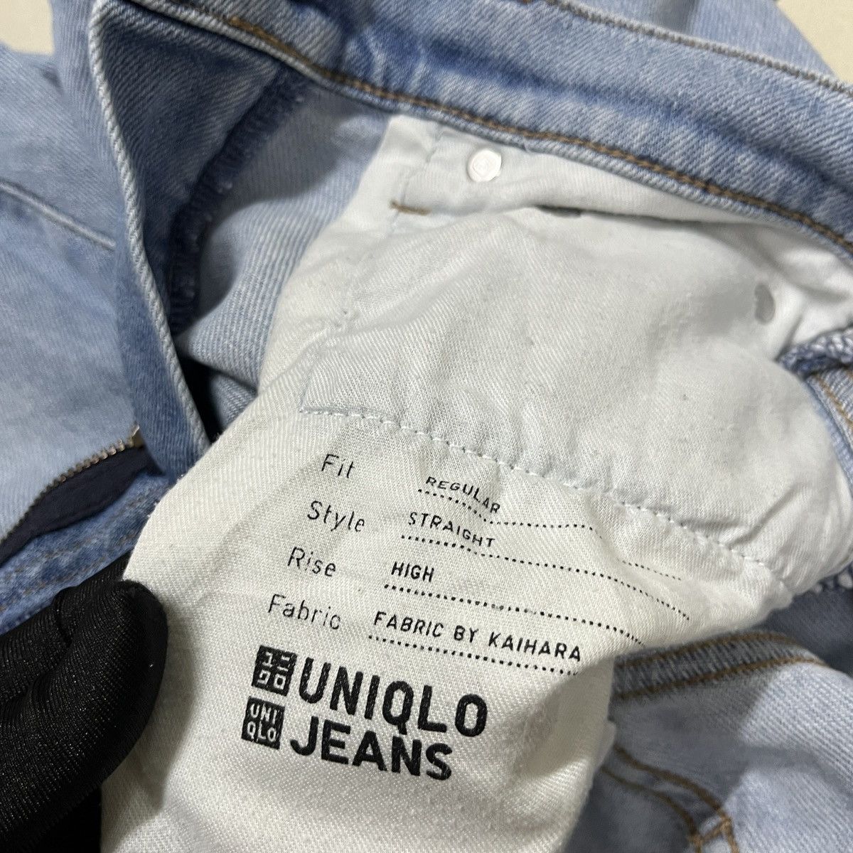 Uniqlo × Vintage Uniqlo Regular Straight Jeans Size 27" / US 4 / IT 40 - 10 Thumbnail